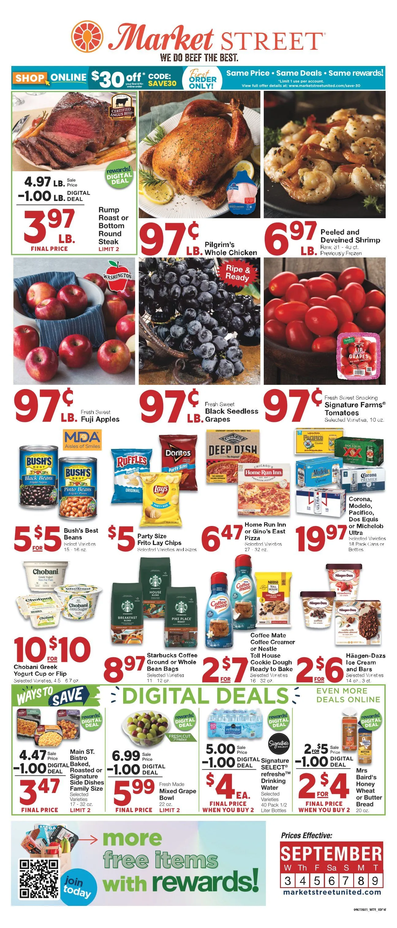 Weekly ad Market Street weekly ads from September 3 to September 9 2025 - Page 1