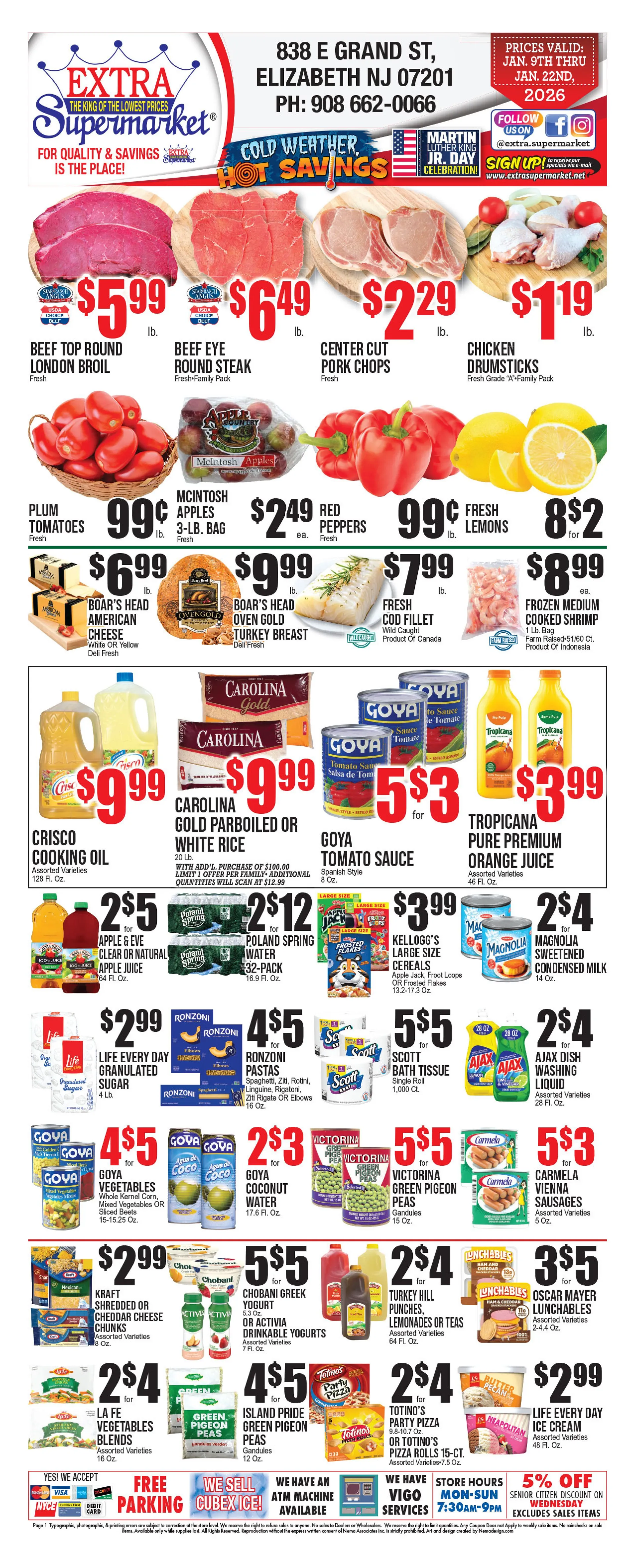 Weekly ad Extra Supermarket  from January 9 to January 22 2026 - Page 