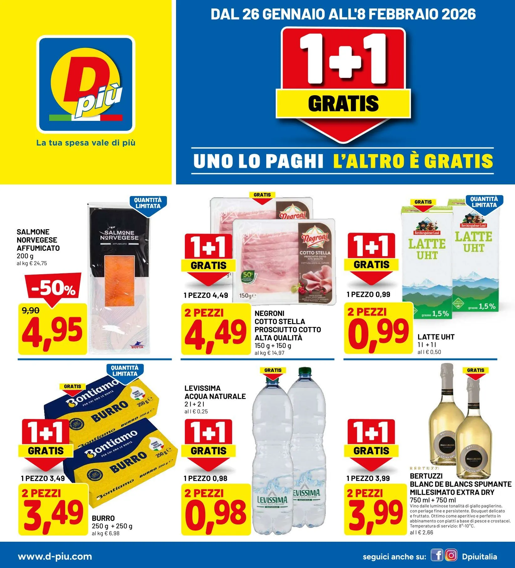 Volantini D Più da 26 gennaio a 8 febbraio di 2026 - Pagina del volantino
