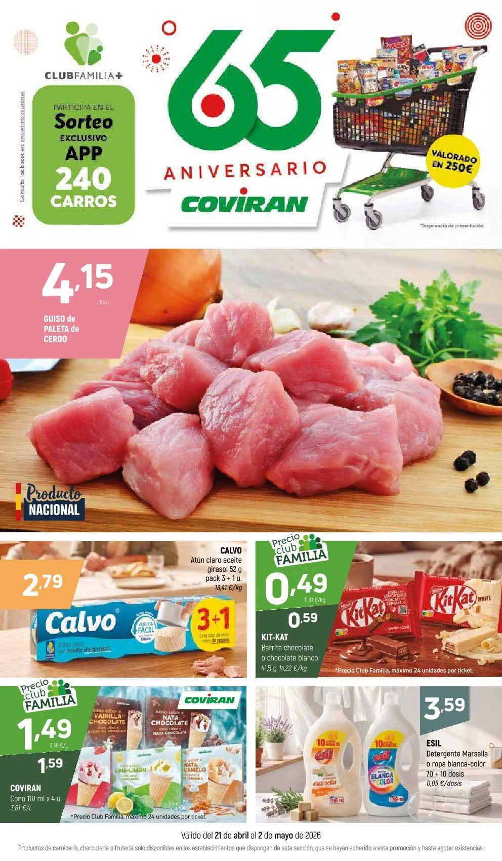 Catálogo de Ofertas Coviran 21 de abril al 2 de mayo 2026 - Página 1