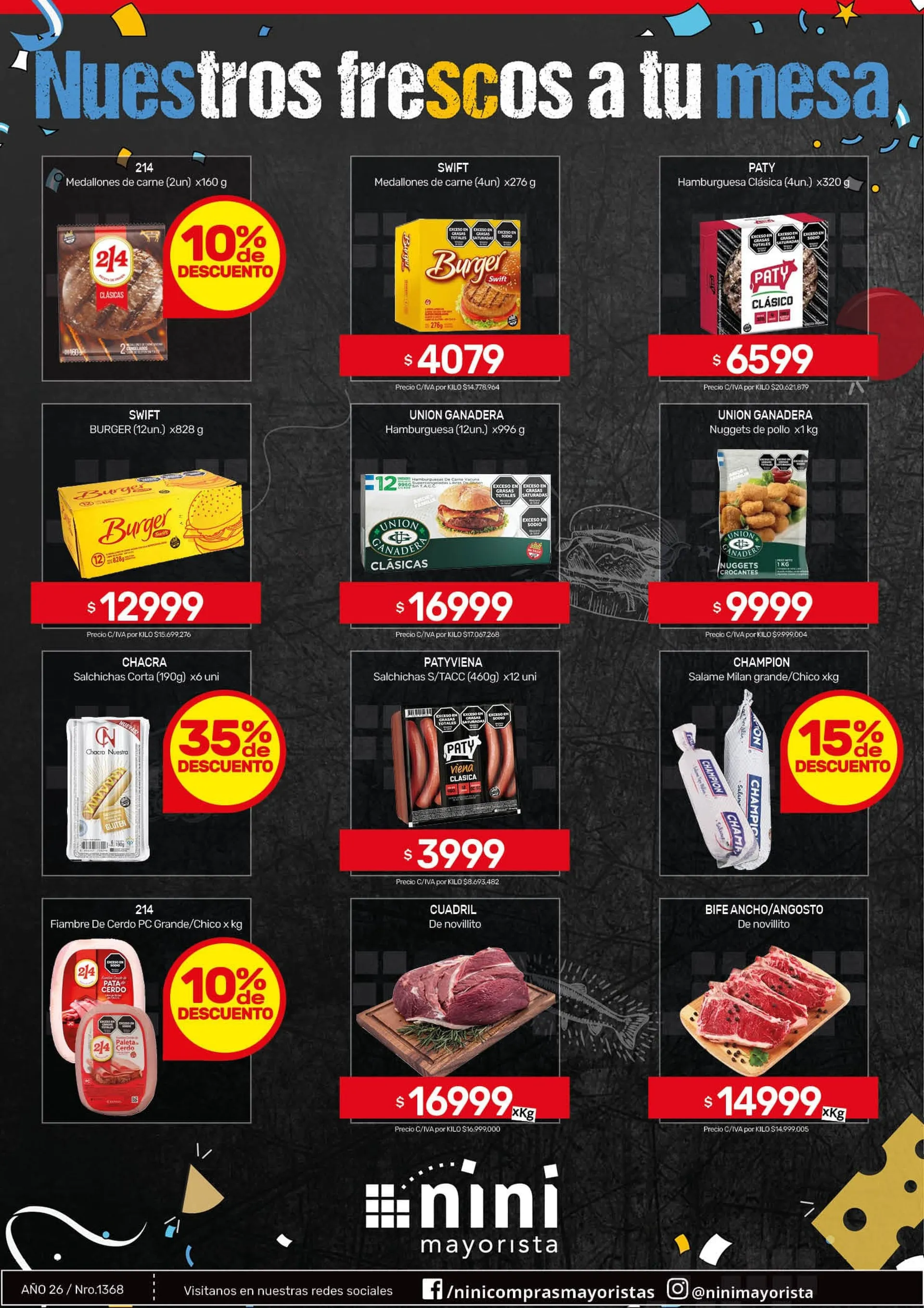 Ofertas de Ofertas Nini Mayorista 13 de julio al 19 de julio 2026 - Página 1 del catálogo