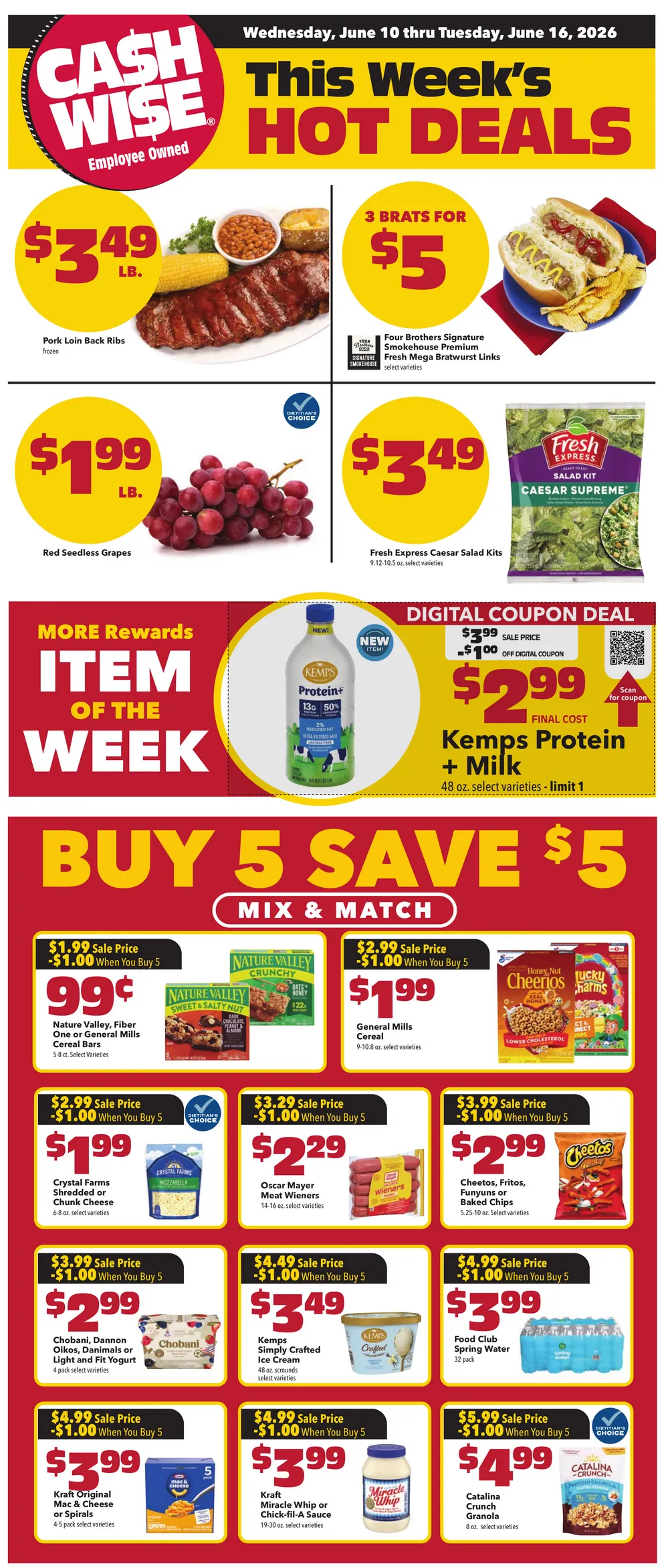 Weekly ad Cash Wise Sales from June 10 to June 16 2026 - Page