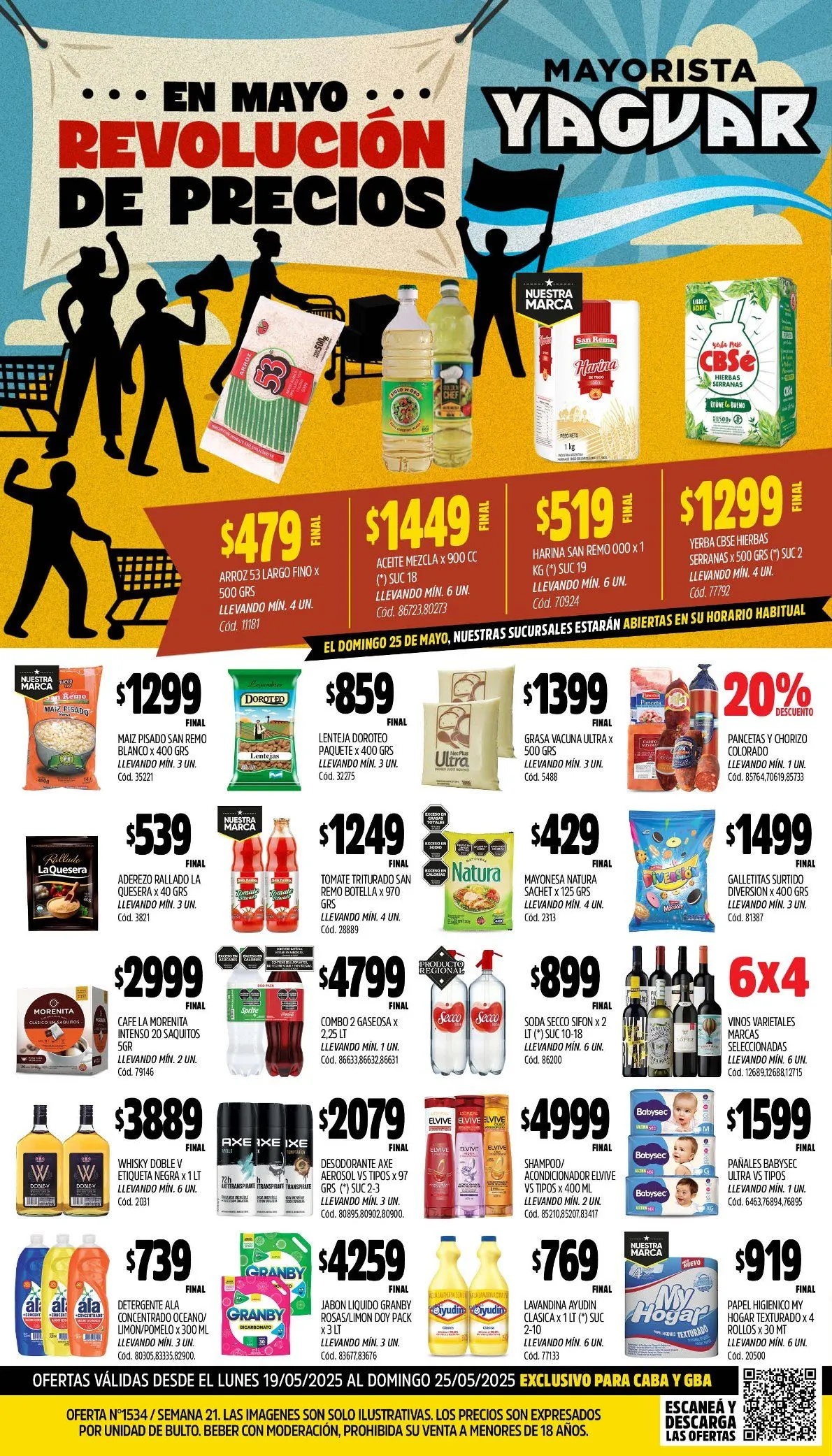 Ofertas de Yaguar Ofertas 19 de mayo al 25 de mayo 2025 - Página 1 del catálogo