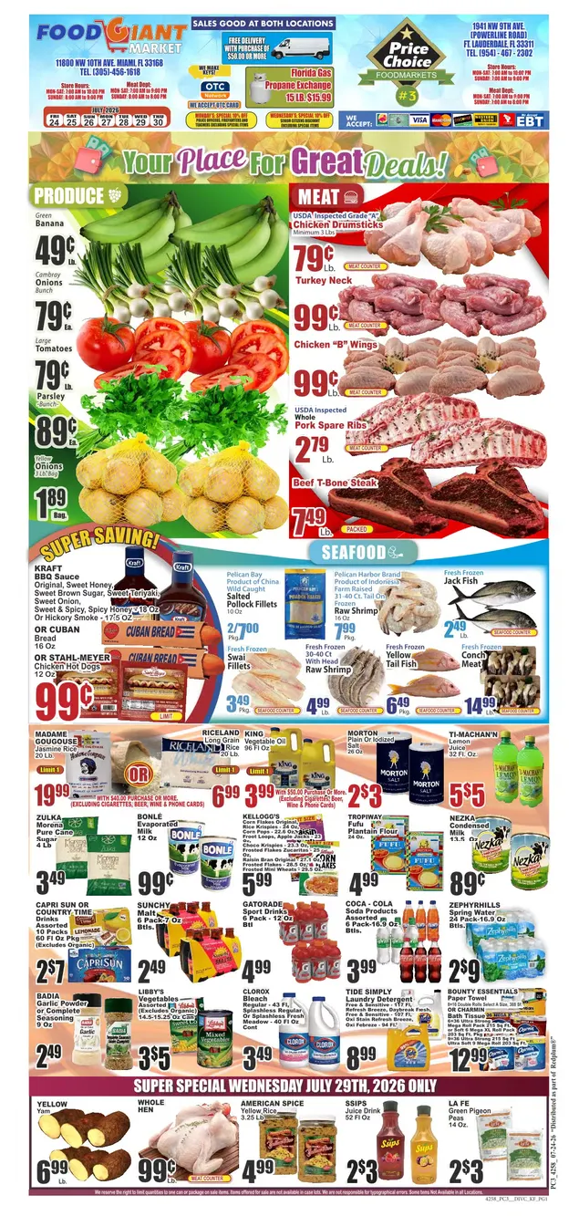 Weekly promotion Key Food Sales spanning from July 24 to July 30 2026 - Page 1 for Catalogue 365