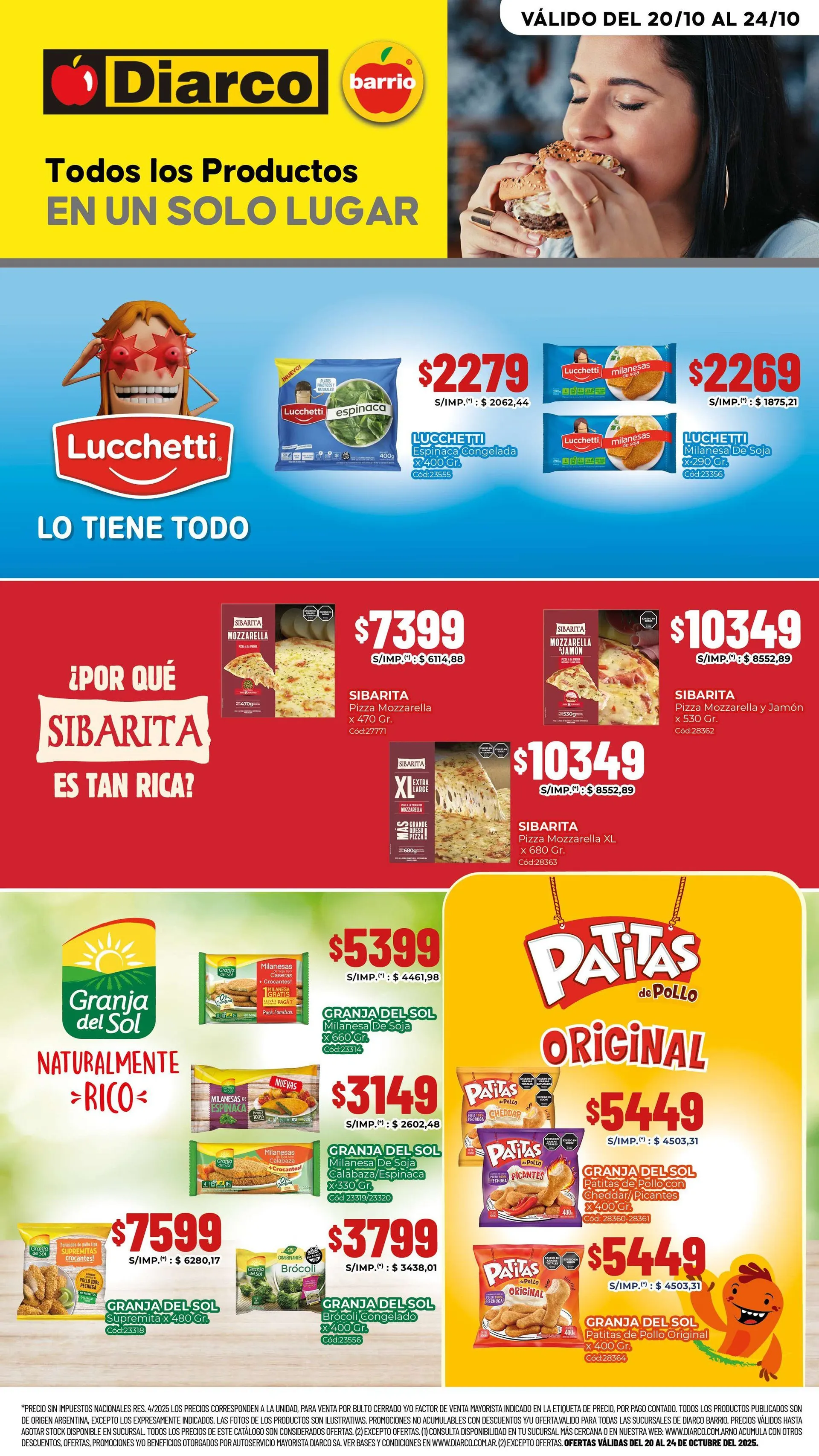 Ofertas de DIARCO Ofertas 20 de octubre al 24 de octubre 2025 - Página 1 del catálogo