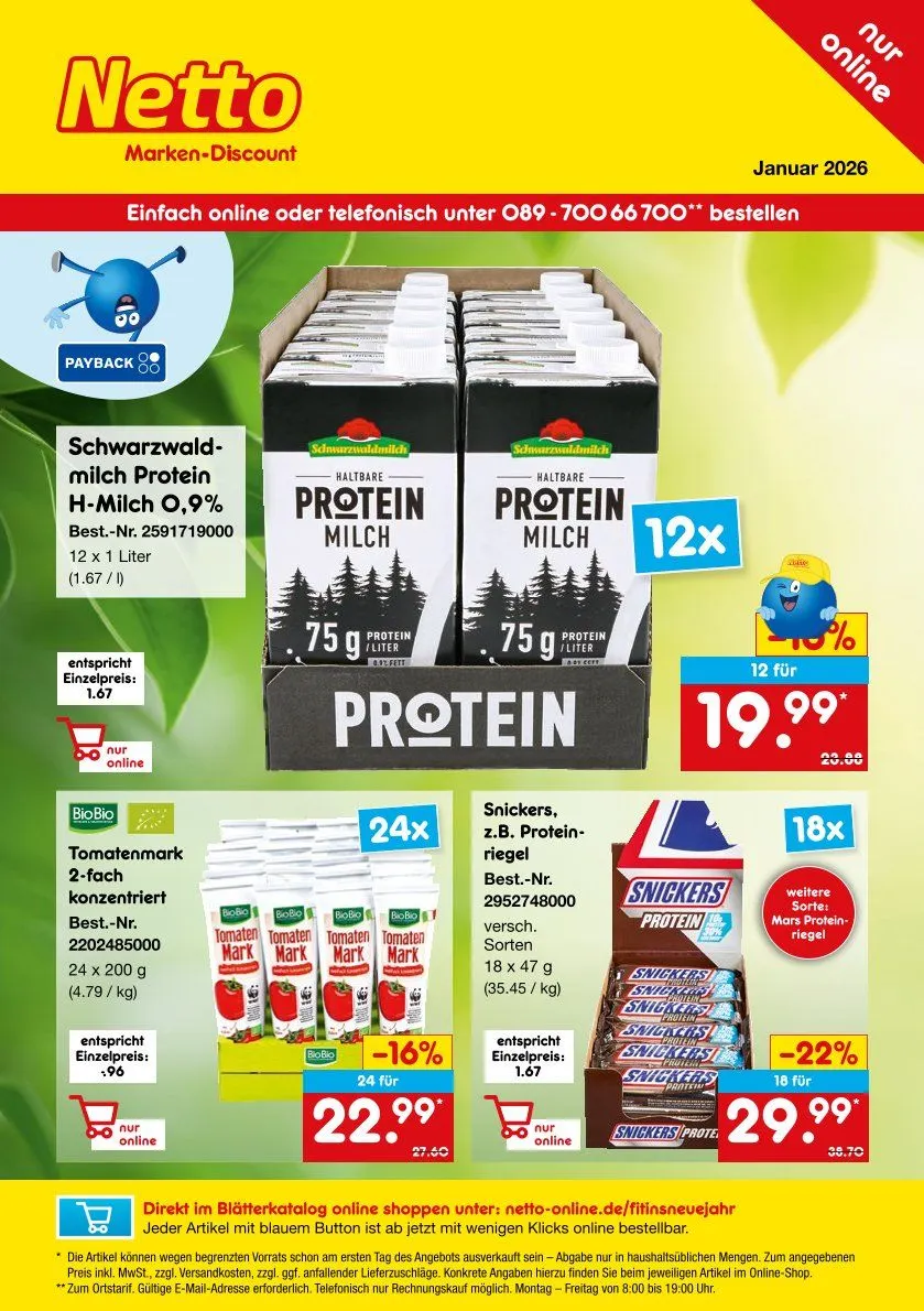 Netto Marken-Discount Angebote von 12. Januar bis 17. Januar 2026 - Prospekt seite 1