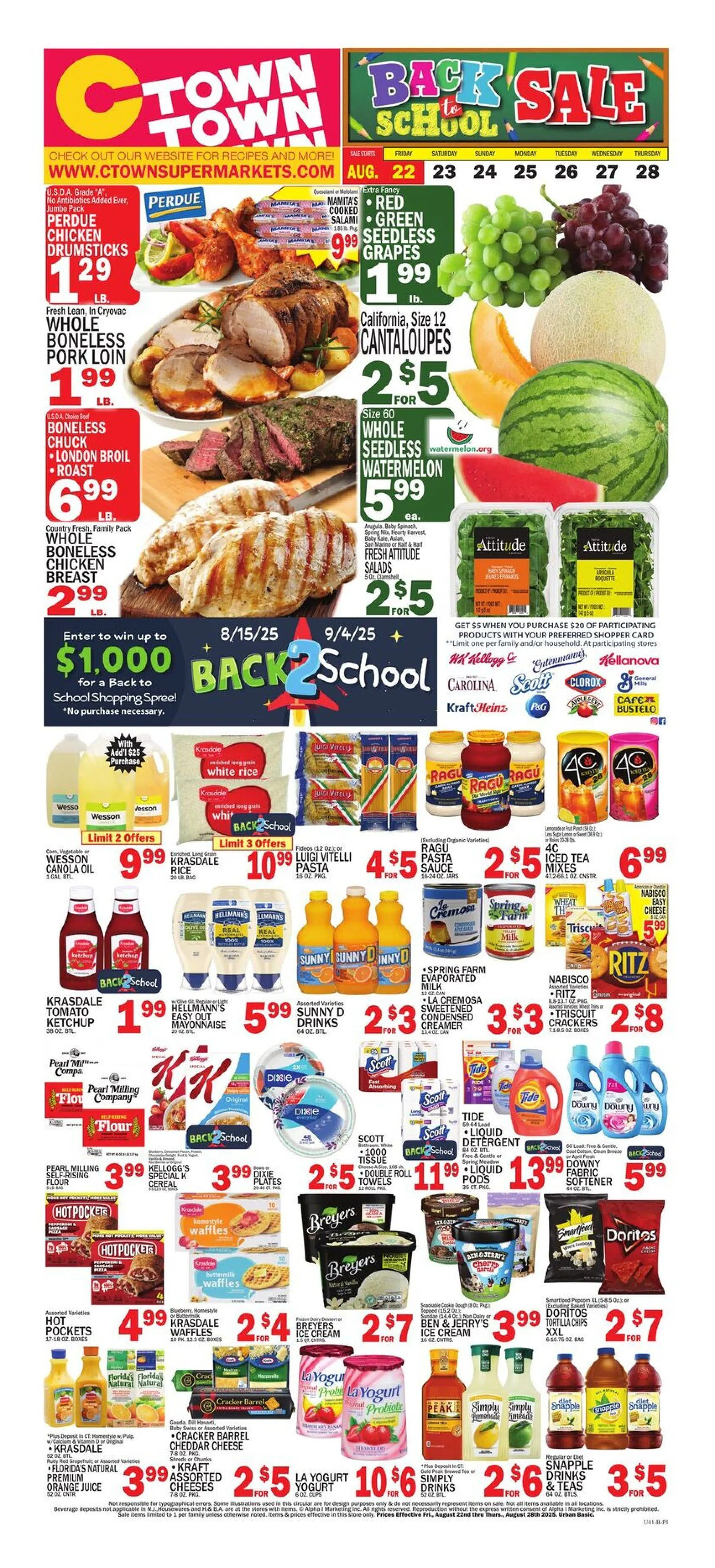 Weekly ad C-Town Sales from August 22 to August 28 2025 - Page 