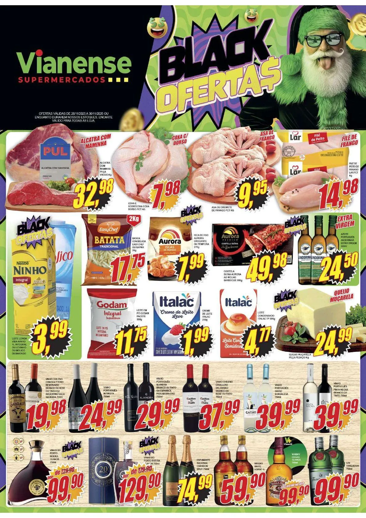 Encarte de Vianense Supermercados Ofertas 28 de novembro até 30 de novembro 2025 - Pagina 