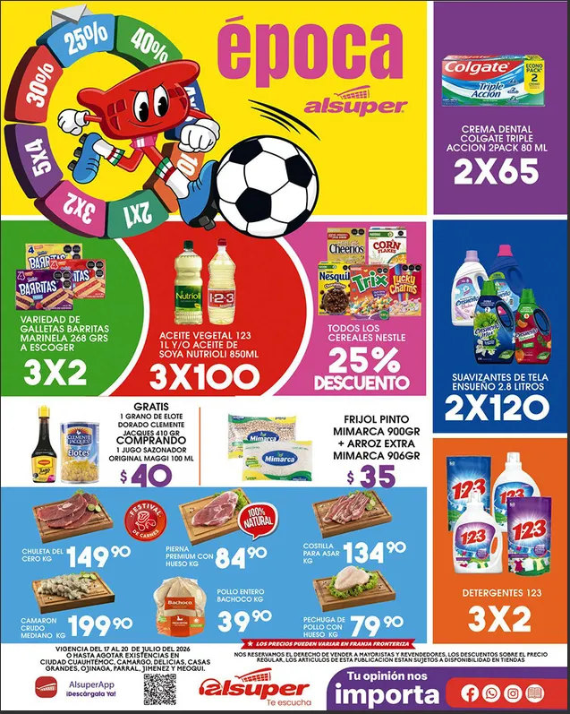 Catálogo de Alsuper Ofertas 17 de julio al 20 de julio 2026 - Pagina 1