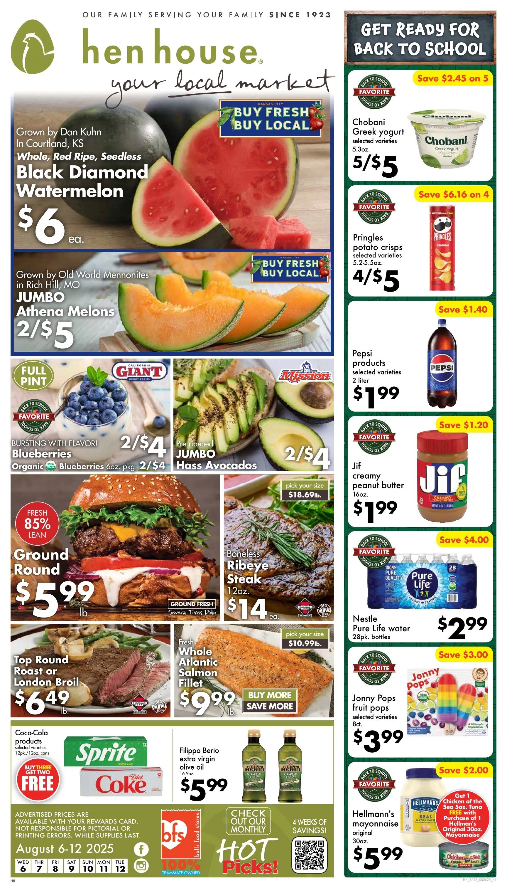 Weekly ad Hen House weekly ads from August 6 to August 12 2025 - Page
