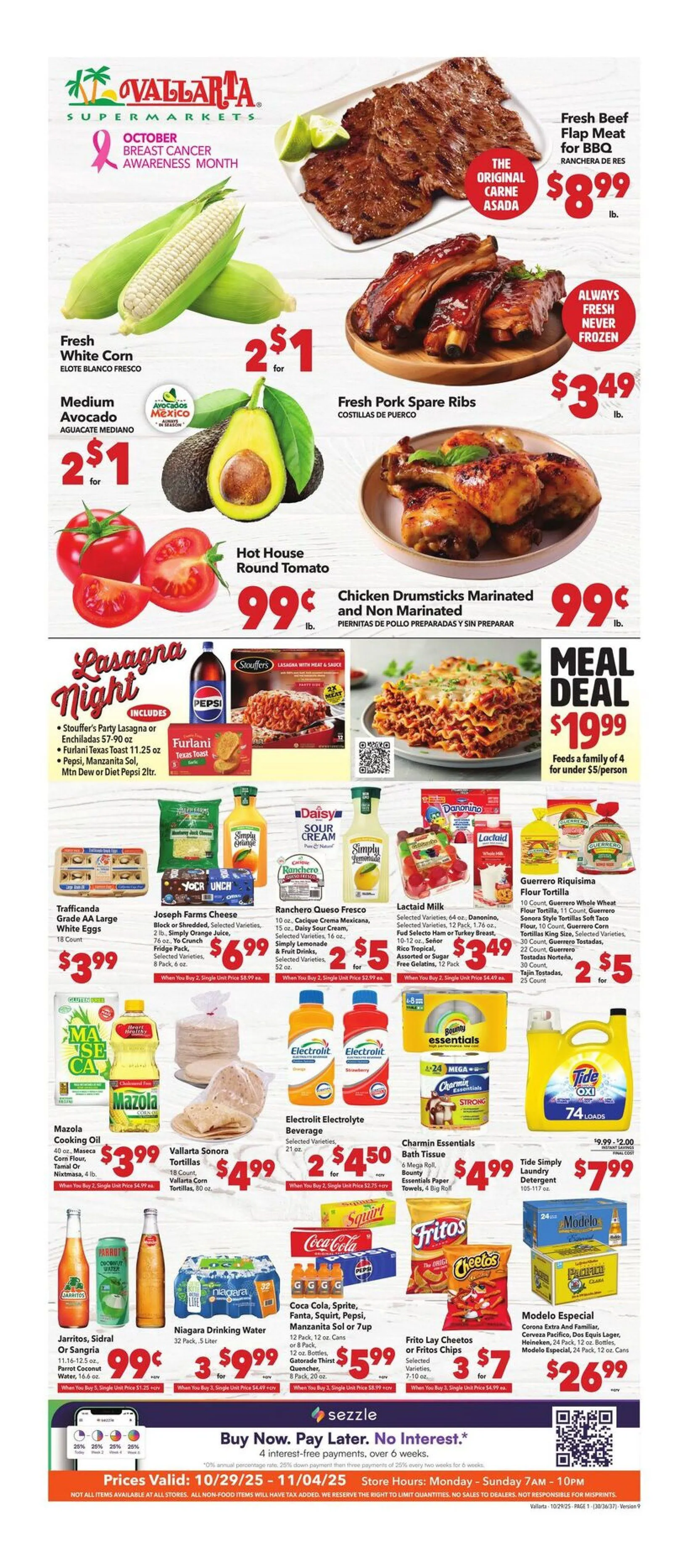 Weekly ad Vallarta Sales from October 29 to November 4 2025 - Page 