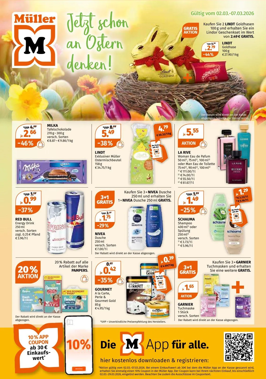 Müller Prospekte von 2. März bis 7. März 2026 - Prospekt seite 1