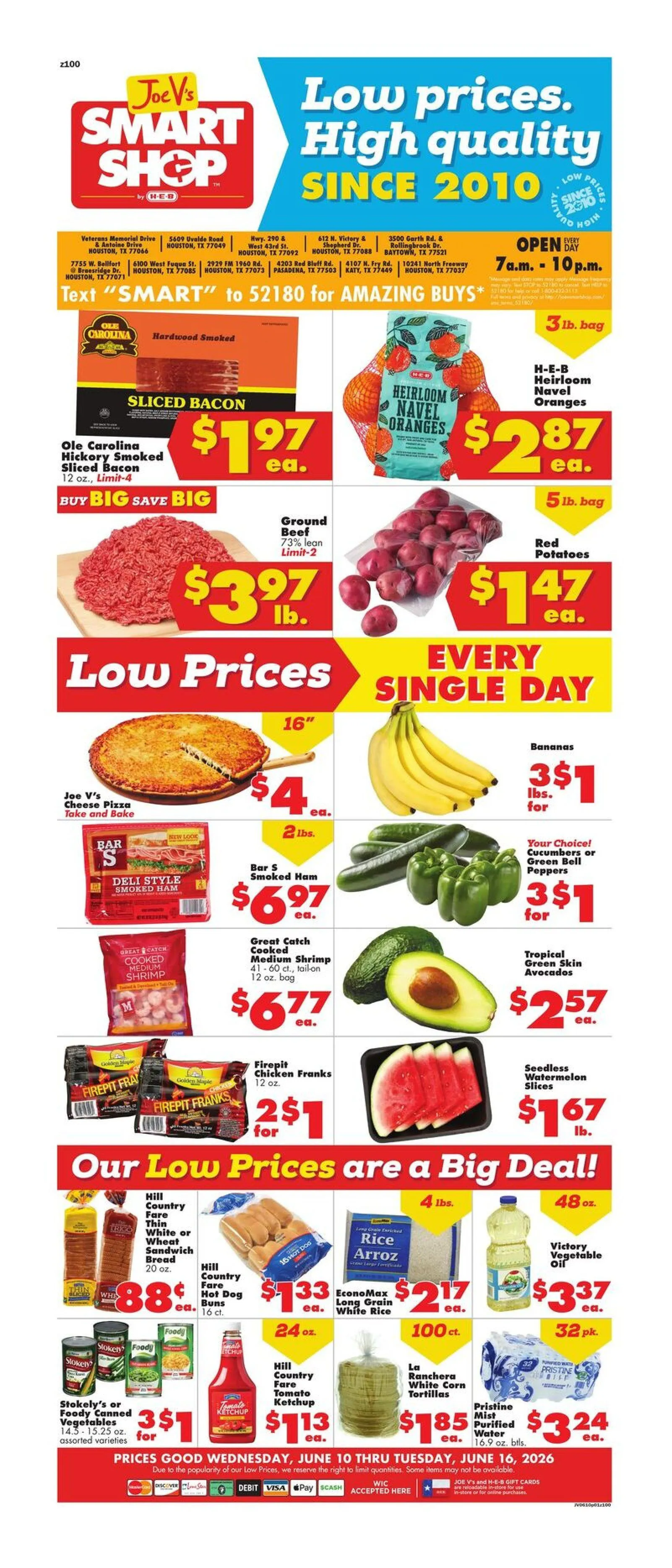 Weekly ad Joe V's Smart Shop Sales from June 11 to June 17 2026 - Page 1