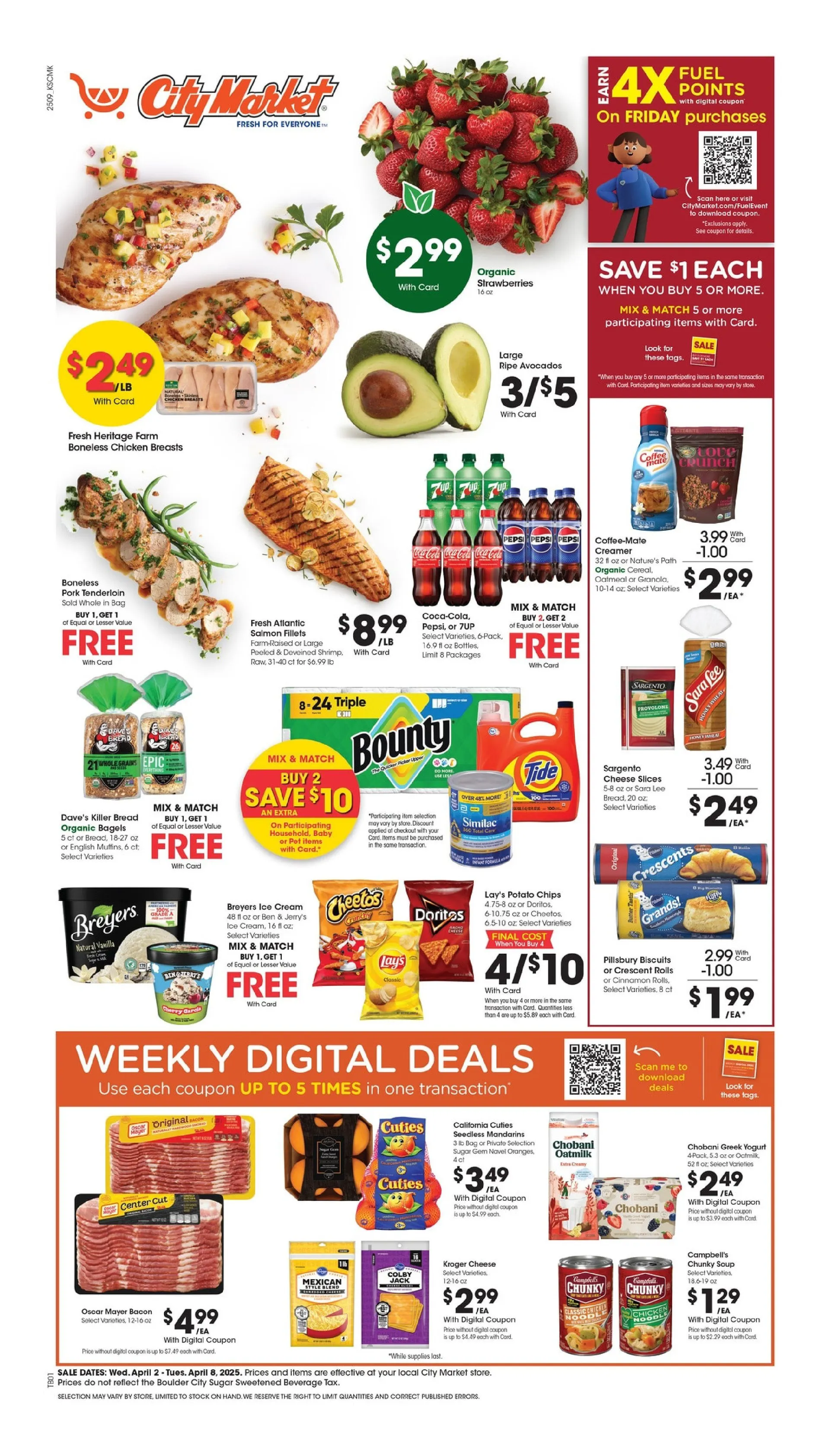 Weekly ad City Market Deals from April 2 to April 8 2025 - Page 1