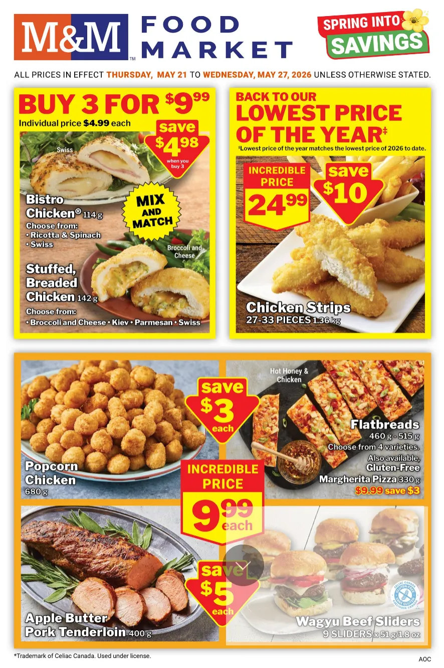  M&M Food Market Sales from May 21 to May 27 2026 - flyer page 1