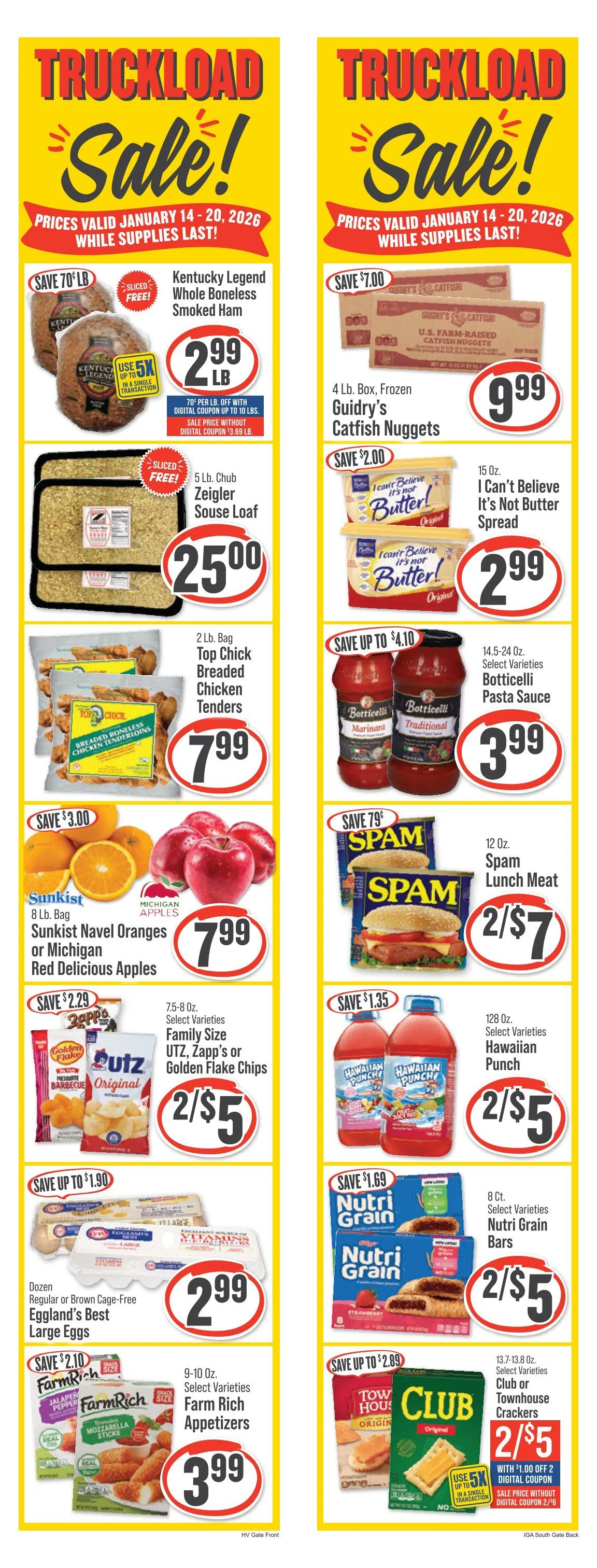 Weekly ad Hometown Market Sales from January 14 to January 20 2026 - Page 1