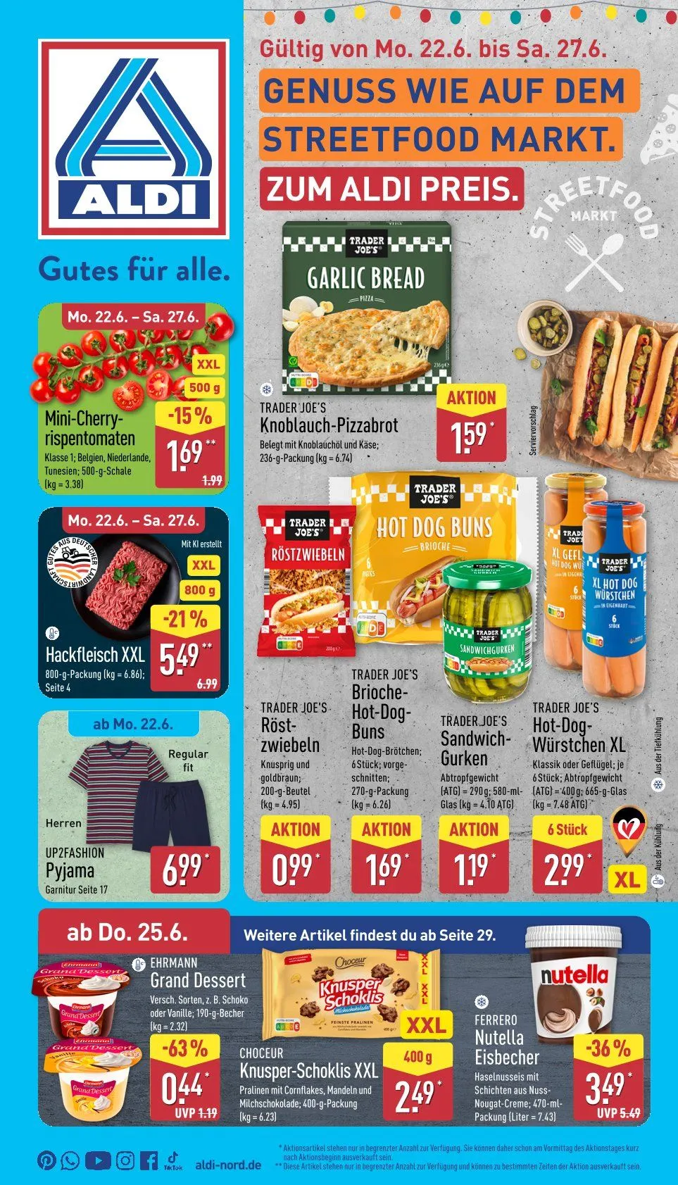 ALDI Nord Prospekte von 22. Juni bis 27. Juni 2026 - Prospekt seite 