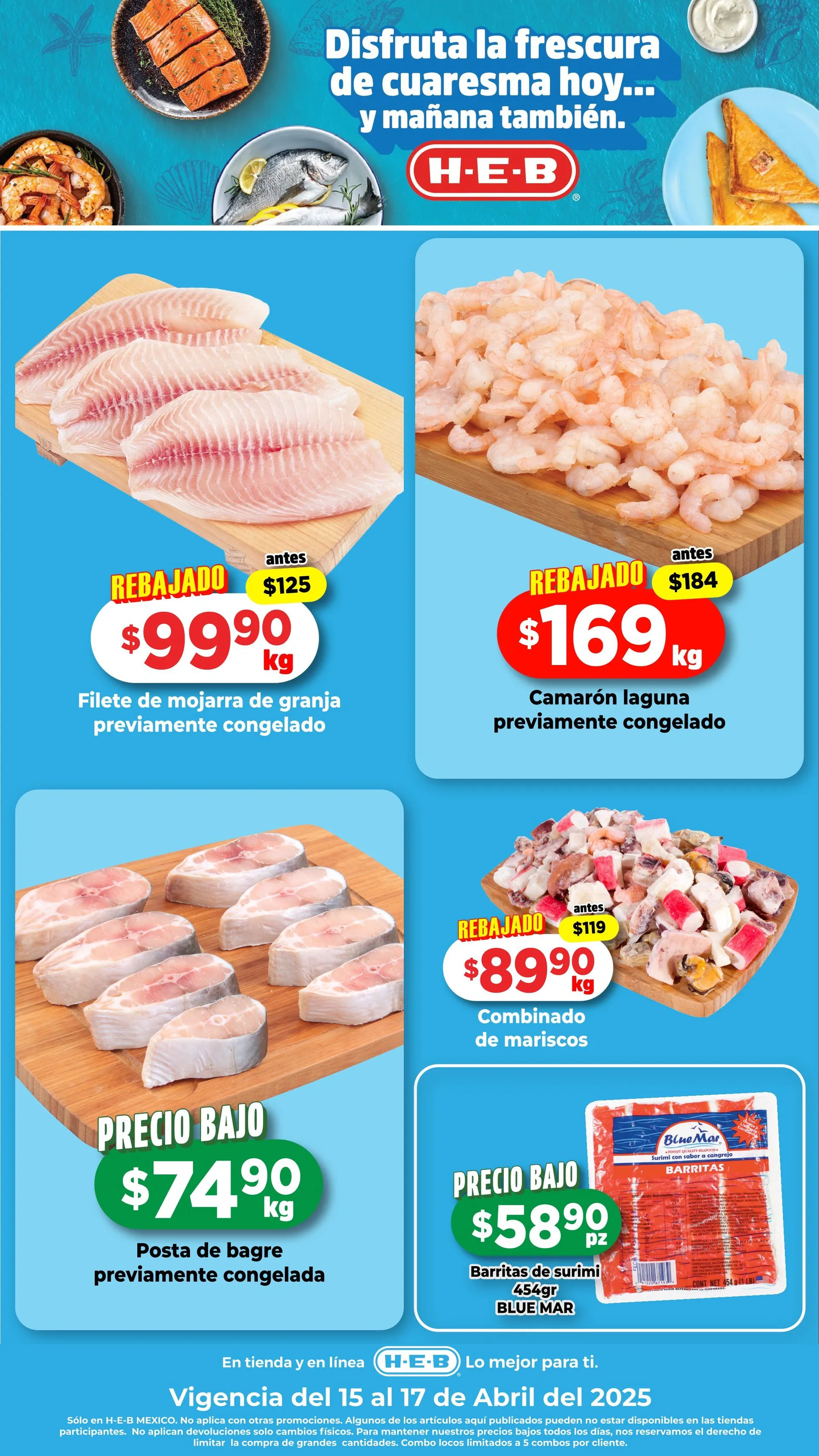 Catálogo de H-E-B  Ofertas 15 de abril al 18 de abril 2025 - Pagina 1