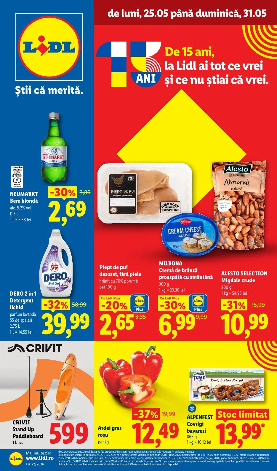 Catalog Lidl catalog de la 25 mai până la 31 mai 2026 - Revista Pagina 1