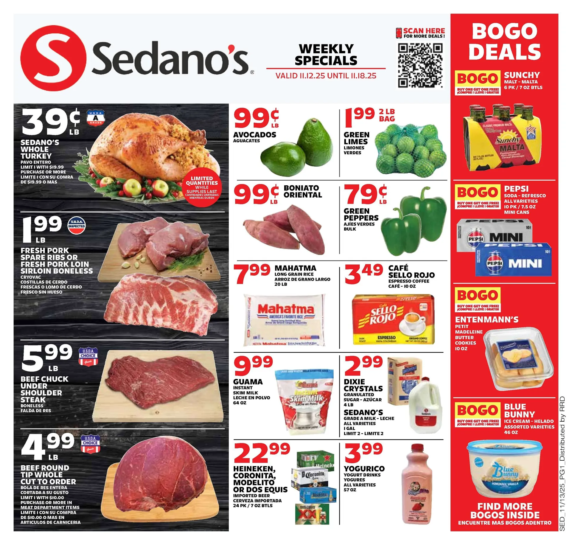 Weekly ad Sedano s Sales from November 12 to November 18 2025 - Page 1