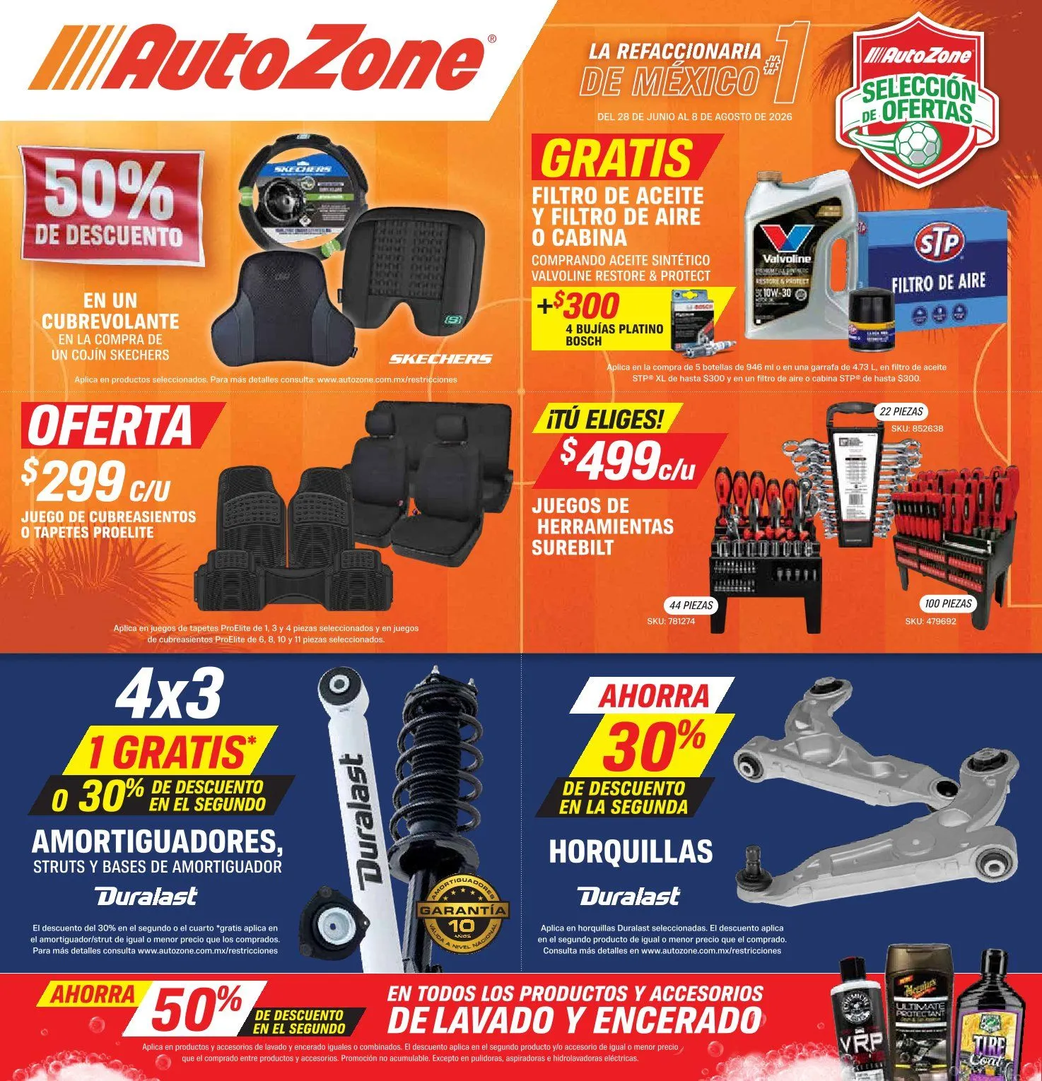 Catálogo de AutoZone Ofertas 29 de junio al 10 de julio 2026 - Pagina 1