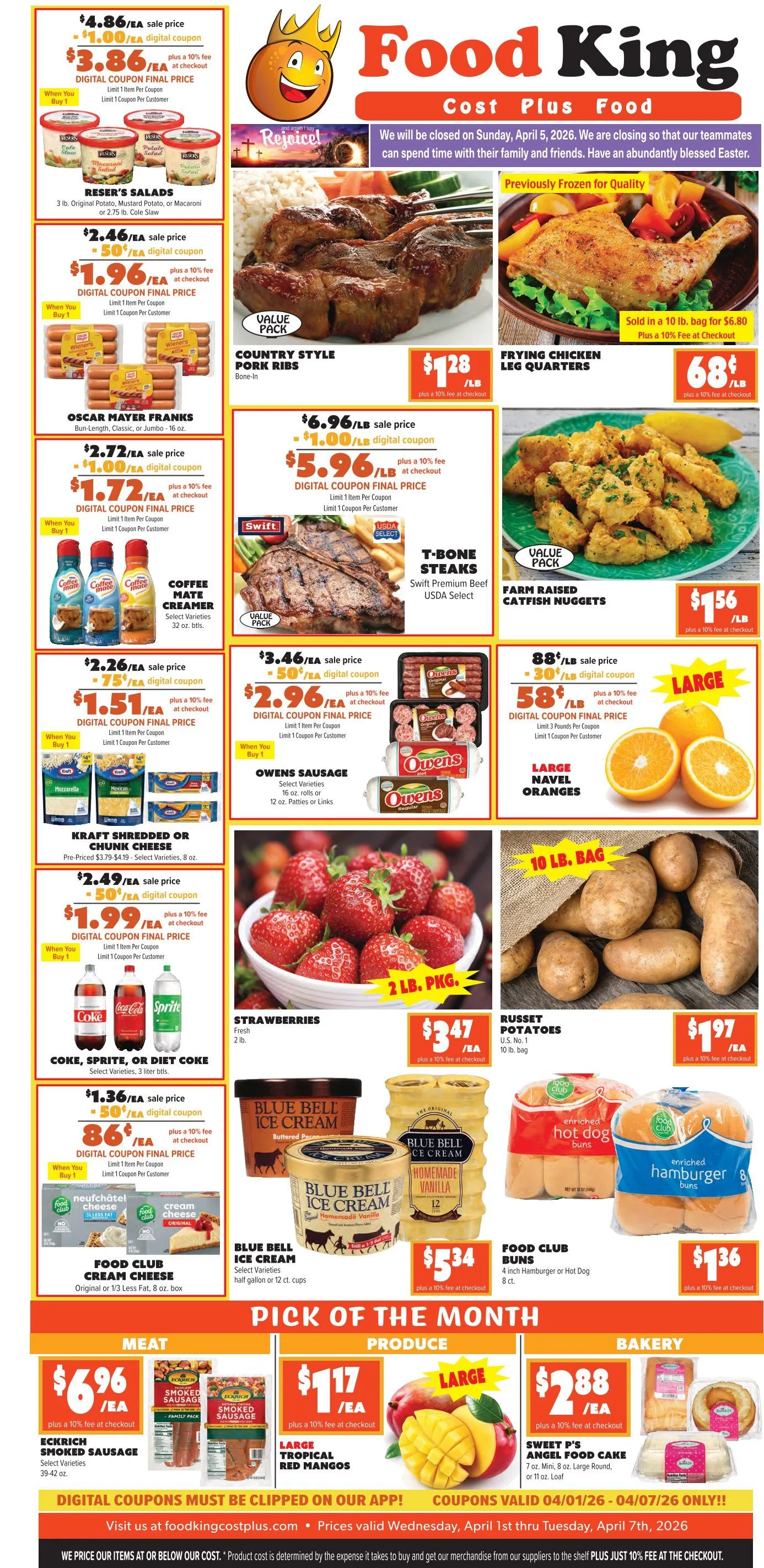 Weekly ad Food king weekly ads from April 1 to April 7 2026 - Page 
