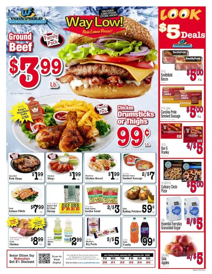 Weekly ad Wayfield Sales from January 20 to January 25 2026 - Page 1