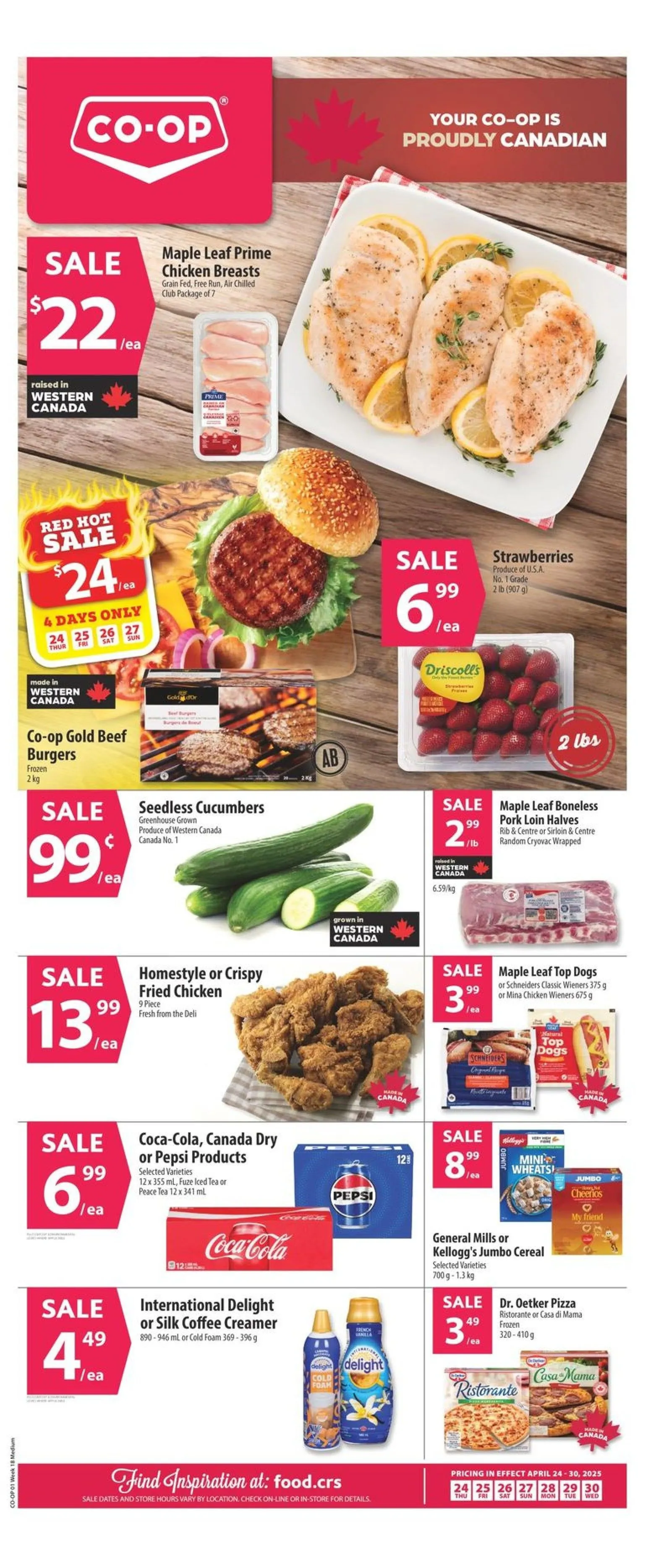 Co-op Food flyers from April 24 to April 30 2025 - flyer page 1