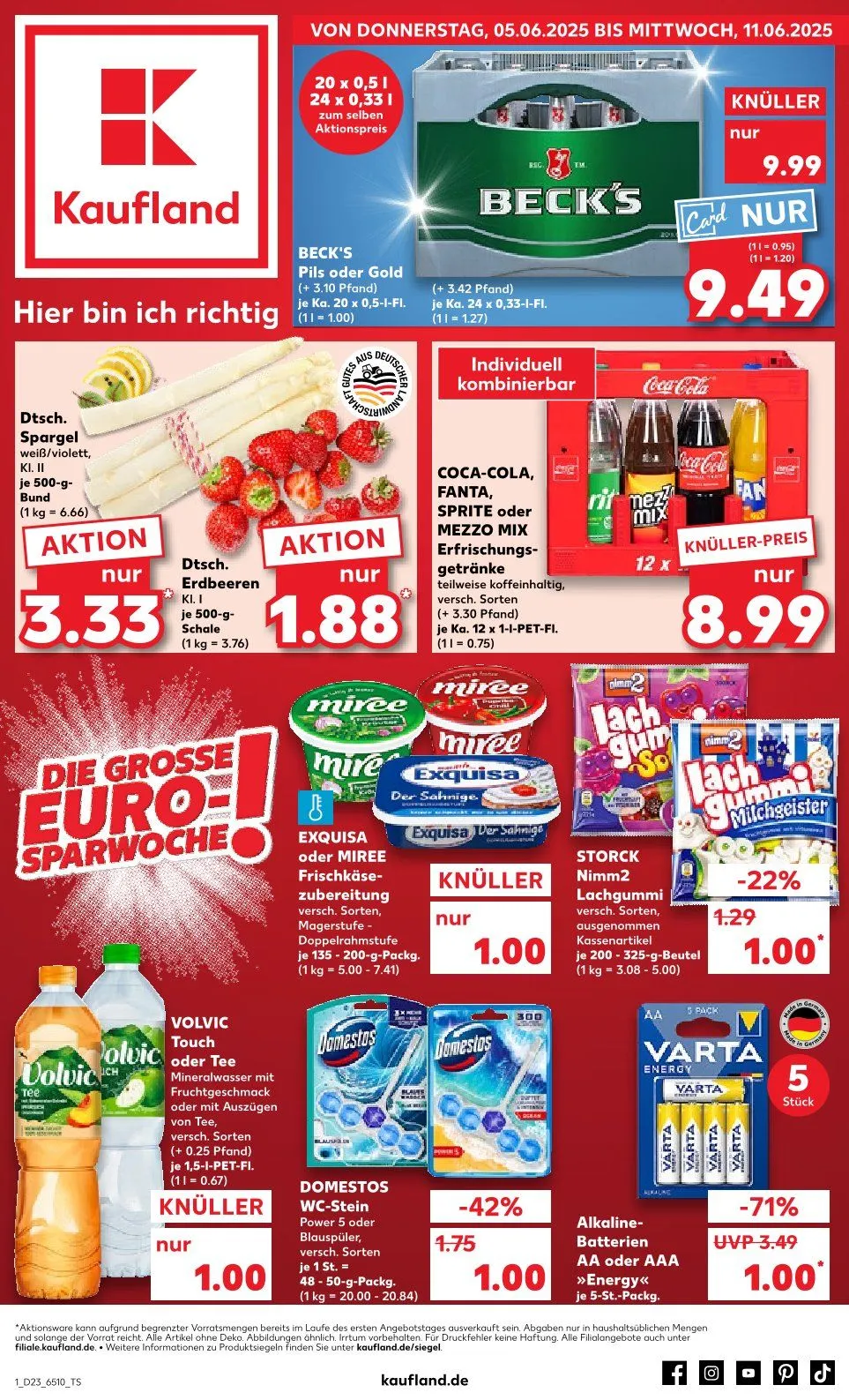 Kaufland Prospekt von 5. Juni bis 11. Juni 2025 - Prospekt seite 1