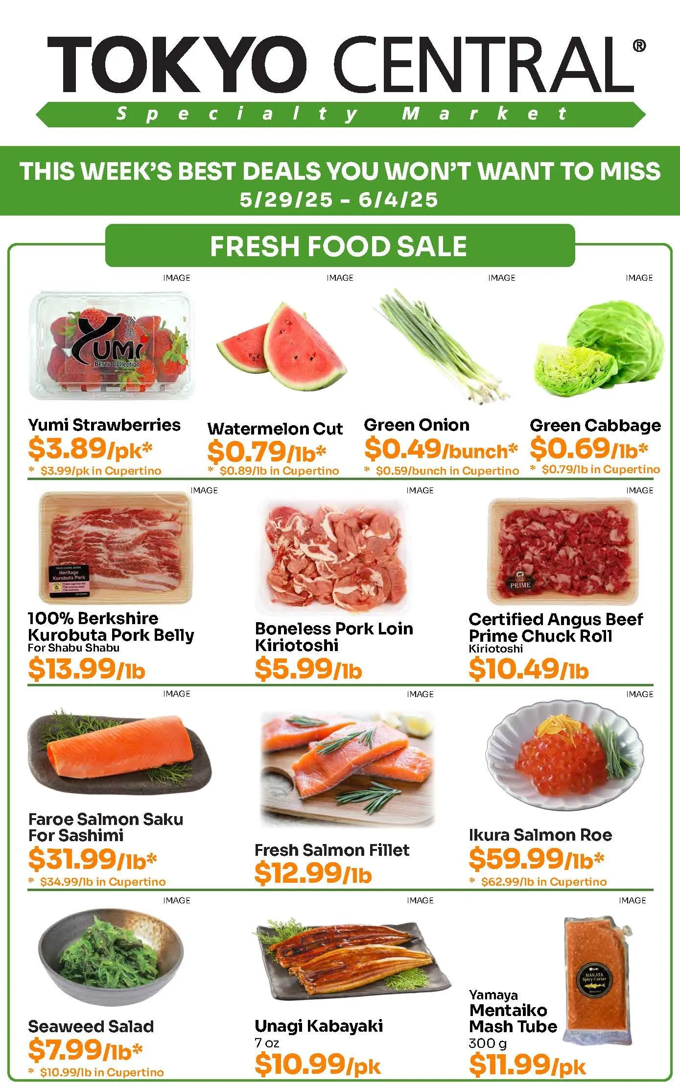 Weekly ad Tokyo Central Specialty Market weekly ads from May 29 to June 4 2025 - Page 1