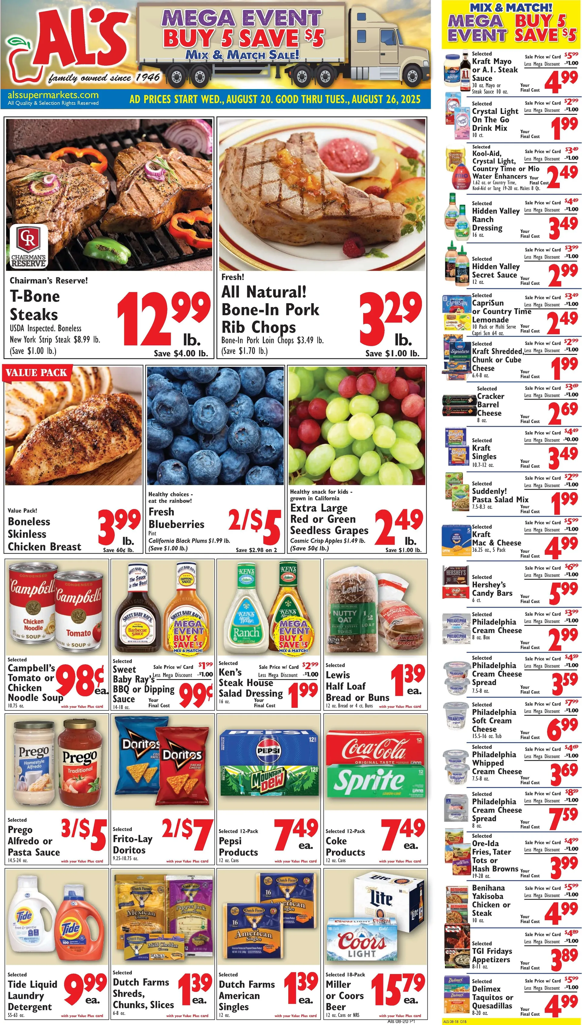 Weekly ad Al's Supermarket Sales from August 20 to August 26 2025 - Page 