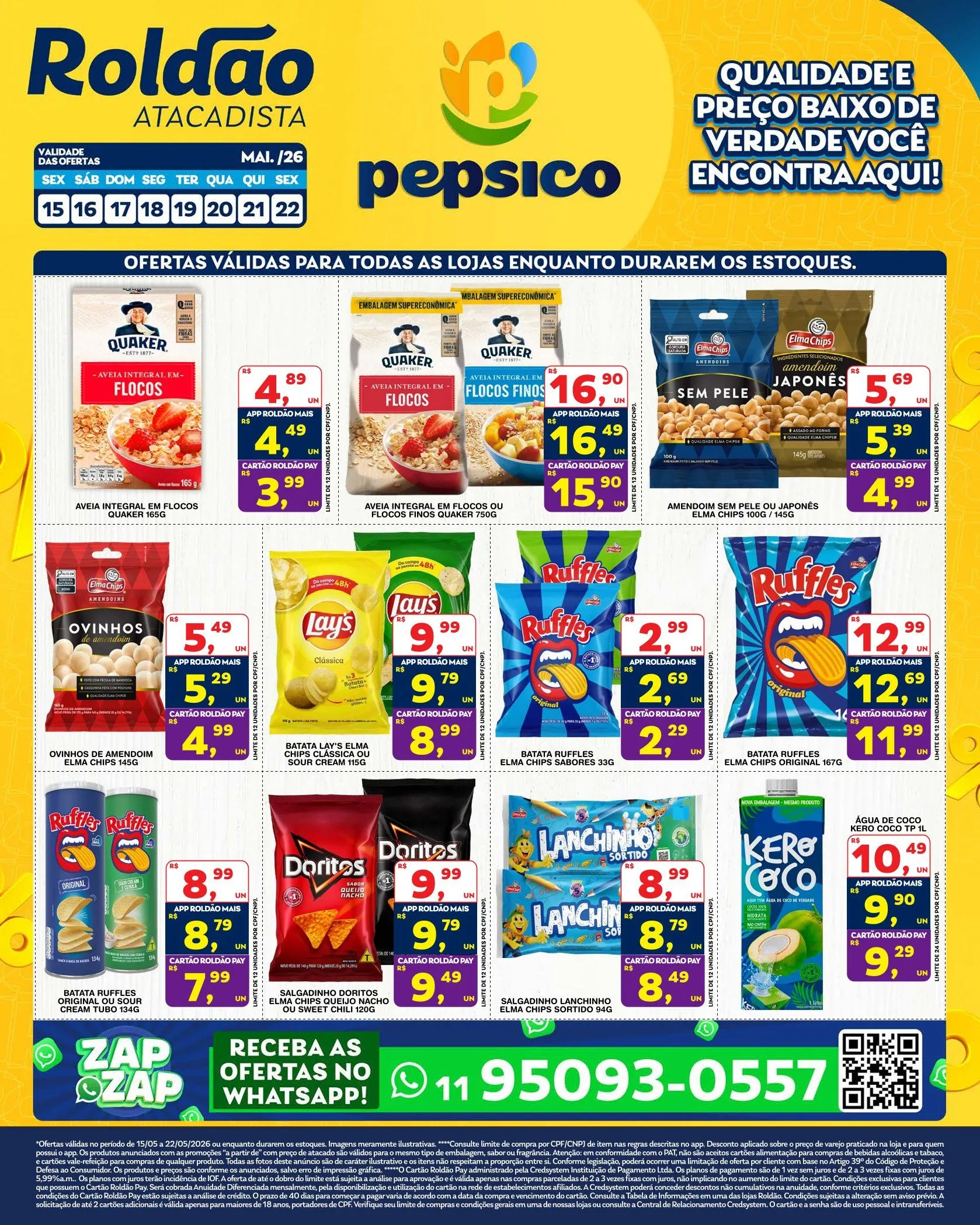 Encarte de Roldão Ofertas 15 de maio até 22 de maio 2026 - Pagina 1