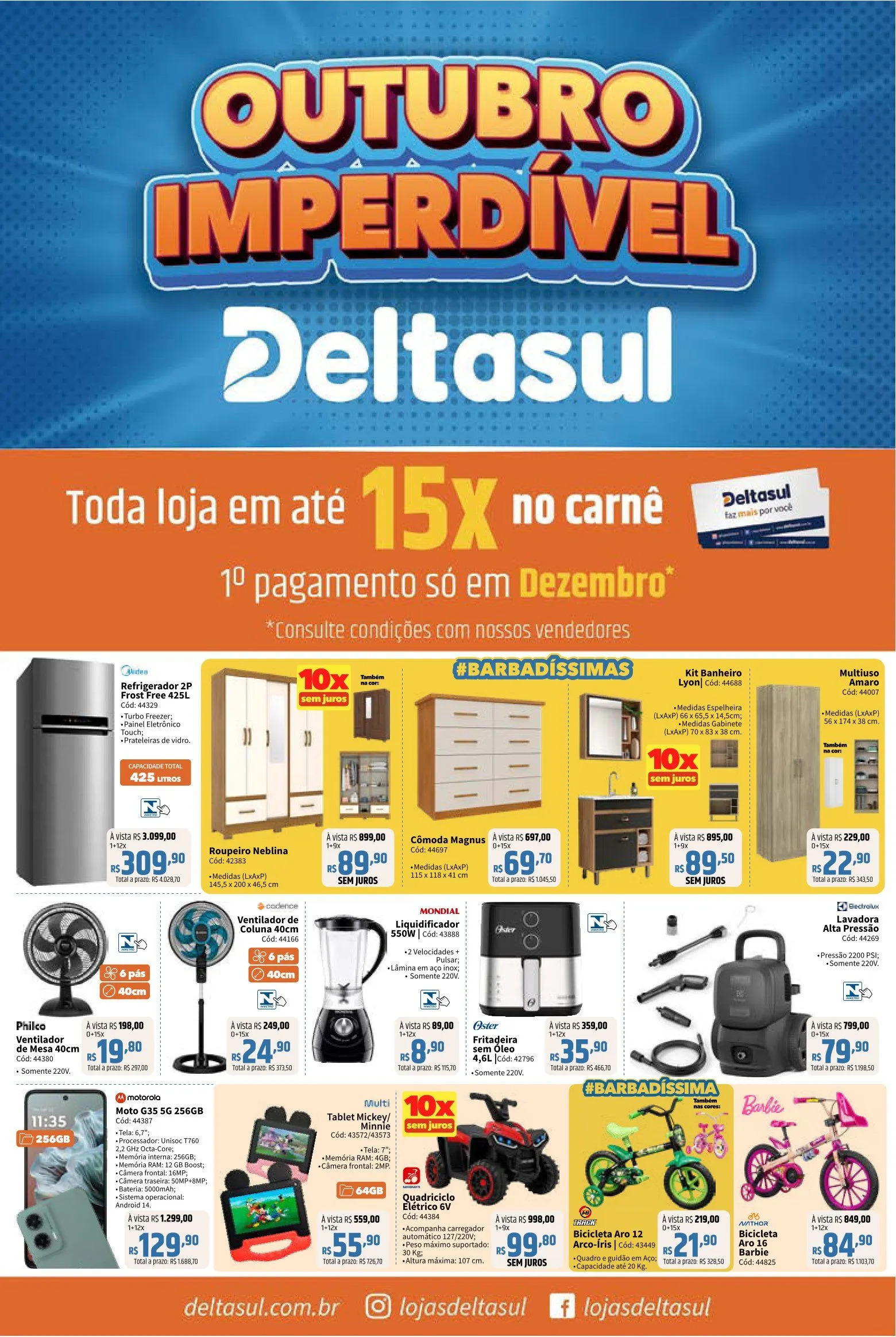 Encarte de Folhetos Deltasul  1 de outubro até 18 de outubro 2025 - Pagina 