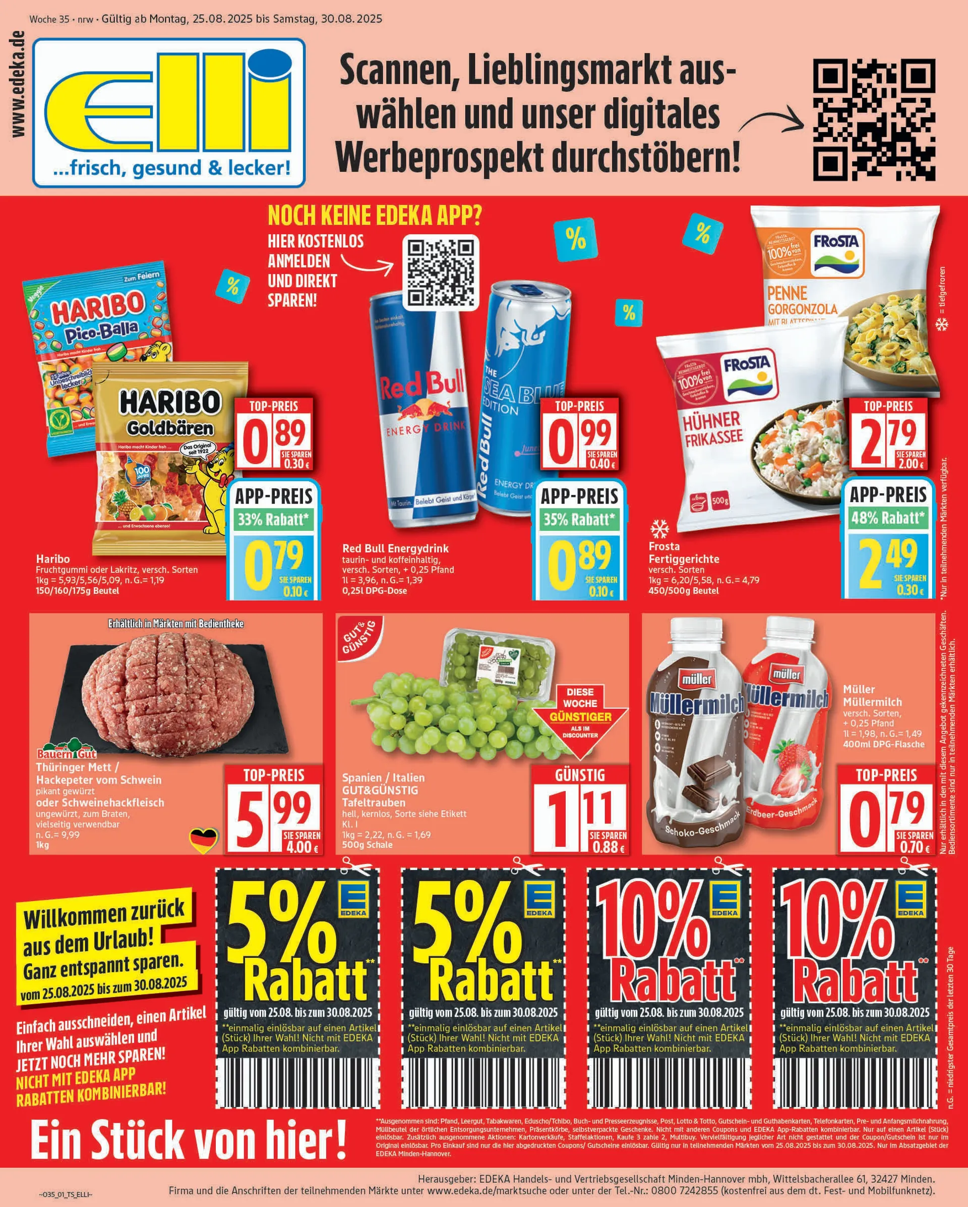 Elli Markt Prospekte von 25. August bis 30. August 2025 - Prospekt seite