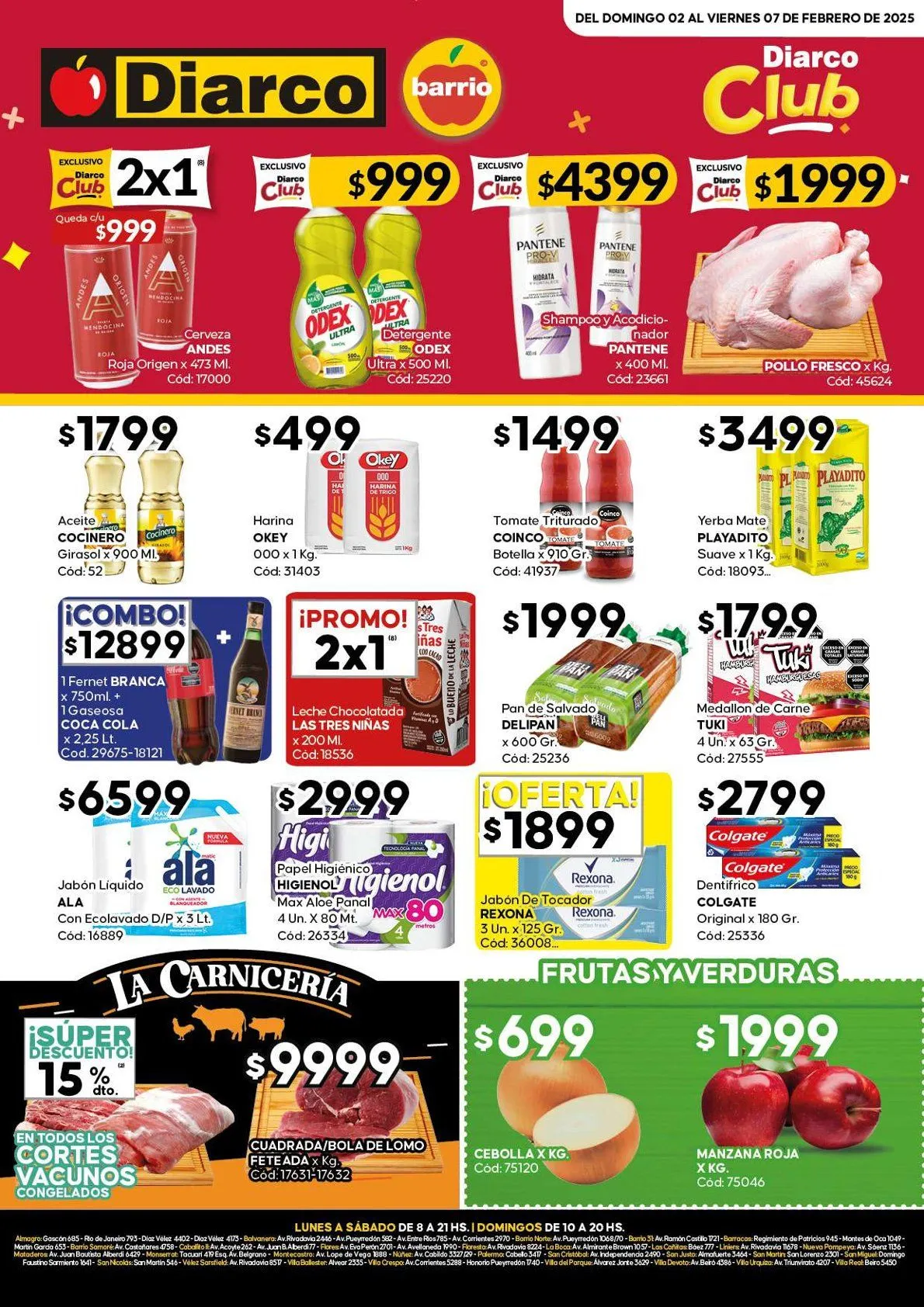 Ofertas de Diarco Ofertas 2 de febrero al 7 de febrero 2025 - Página 1 del catálogo