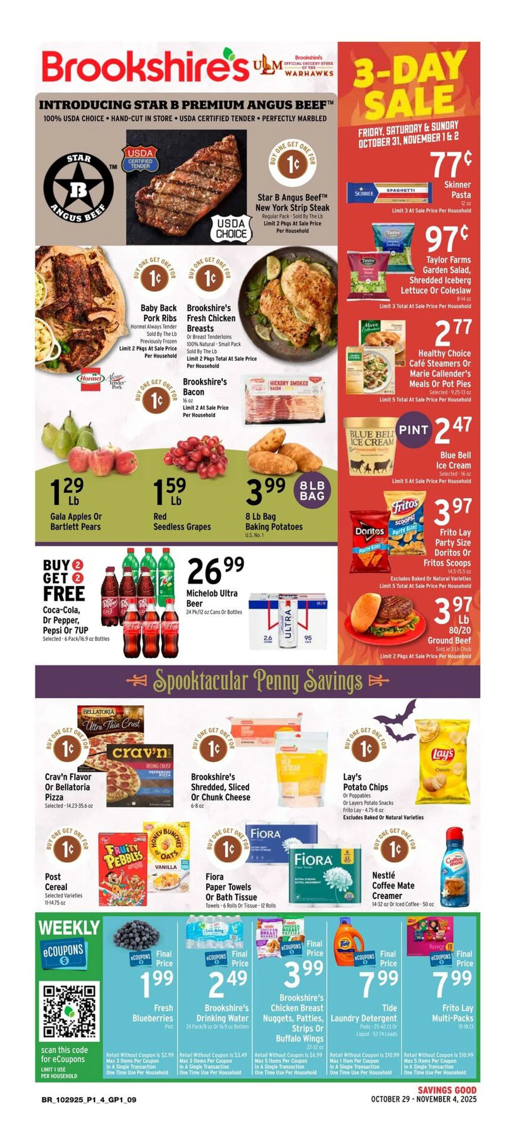 Weekly ad Brookshires Sales from October 29 to November 4 2025 - Page 