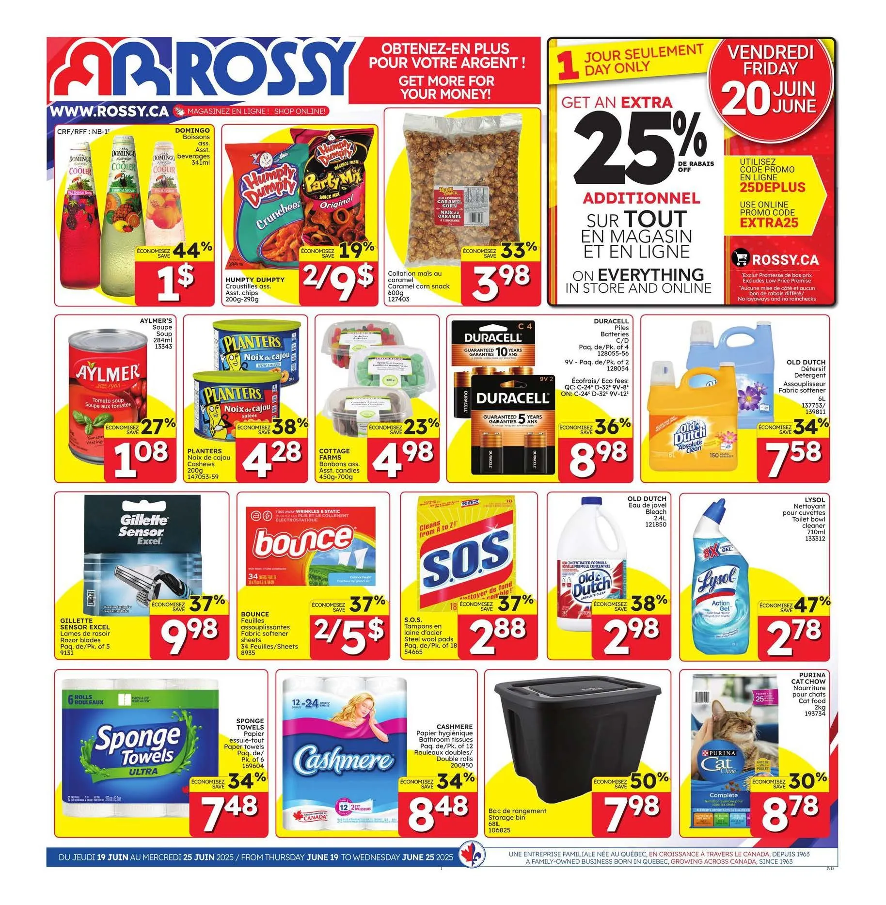 Rossy Sales from June 19 to June 25 2025 - flyer page 1