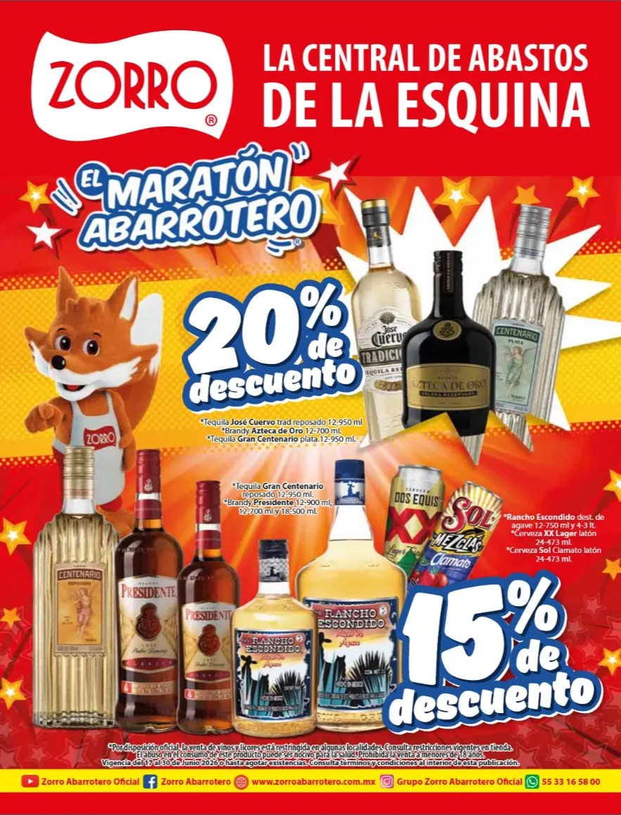 Catálogo de  Zorro Ofertas 17 de junio al 30 de junio 2026 - Pagina 1