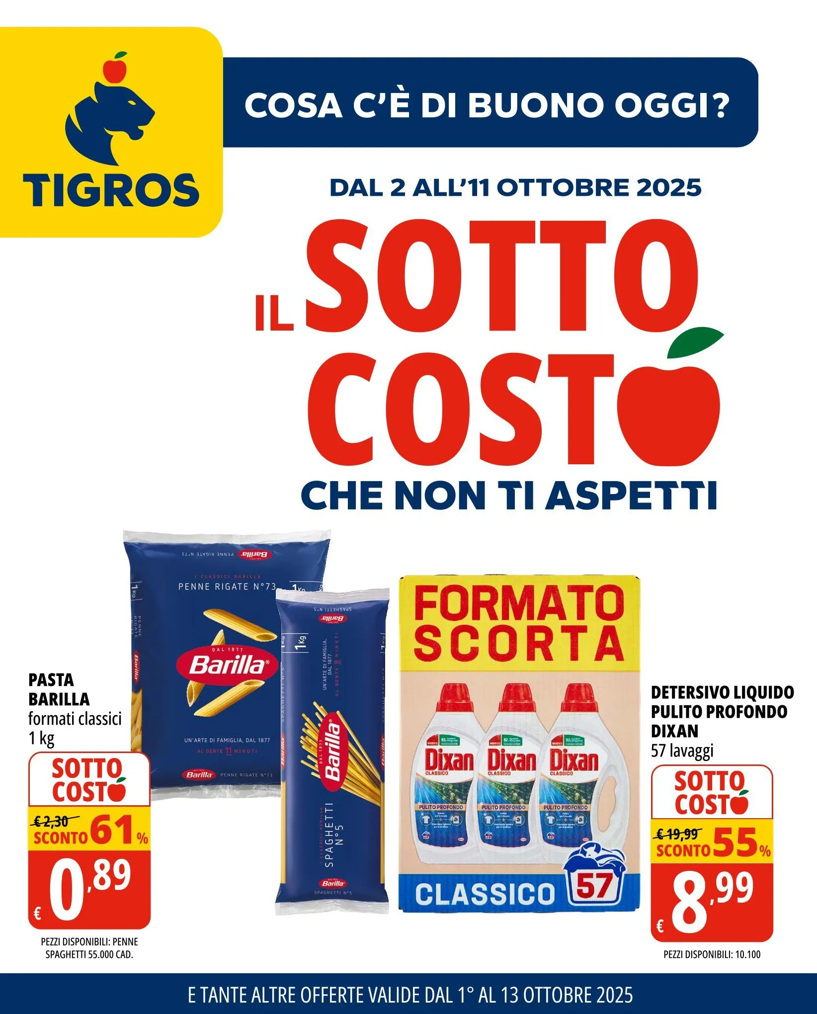Volantini Tigros da 1 ottobre a 13 ottobre di 2025 - Pagina del volantino 1