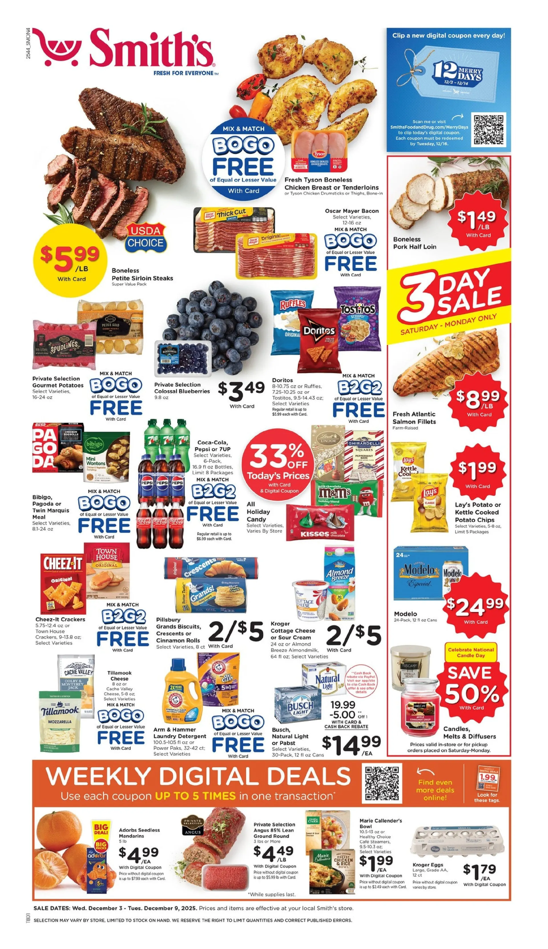 Weekly ad Smith's Sales from December 3 to December 9 2025 - Page