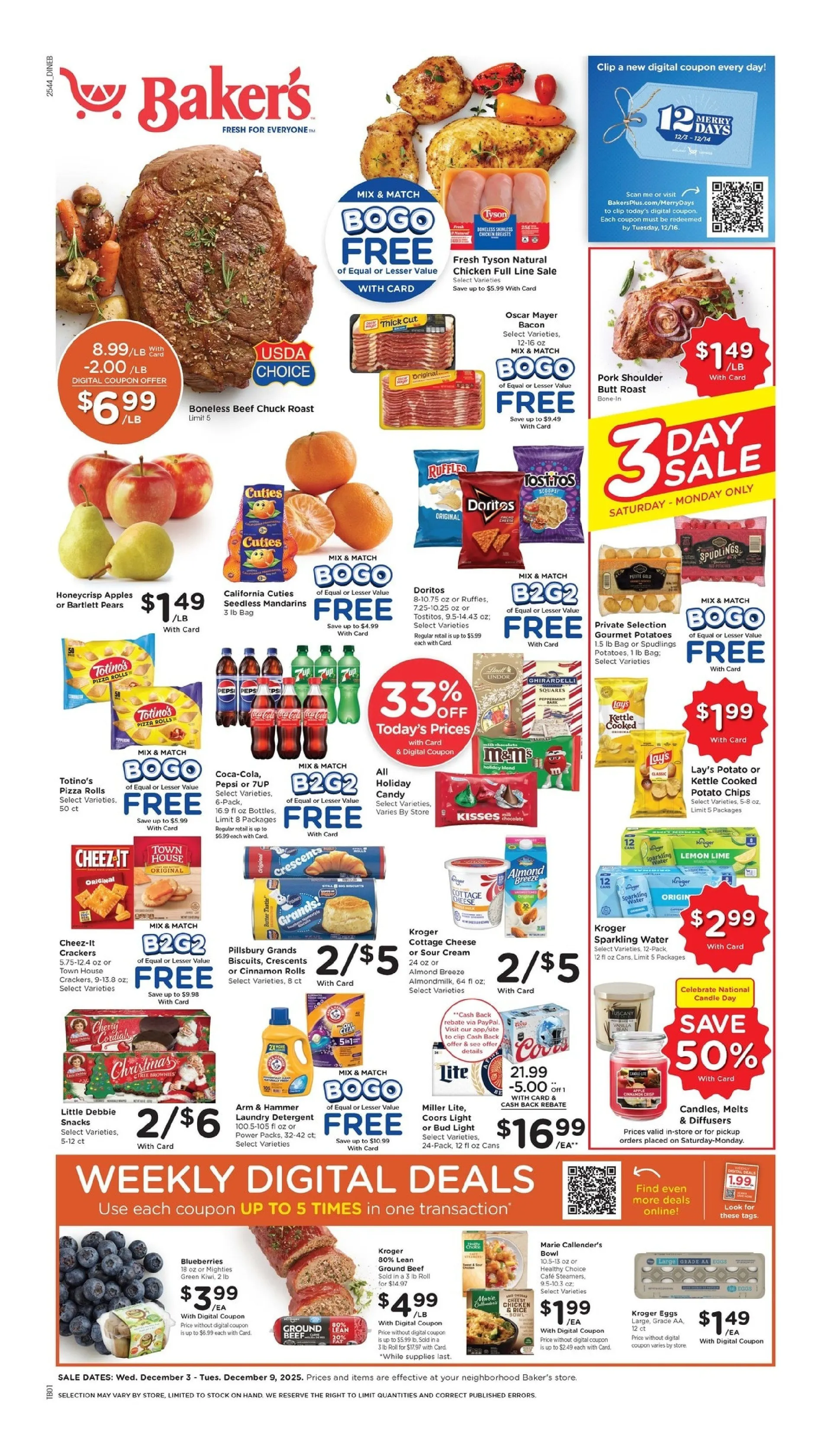 Weekly ad Baker's Sales from December 3 to December 9 2025 - Page 