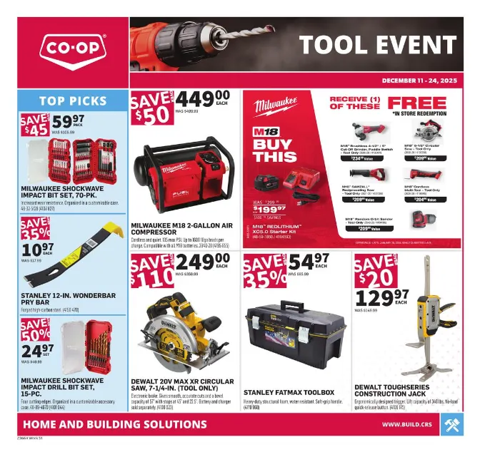 Co-op Home Centre Sales from December 11 to December 24 2025 - flyer page 1