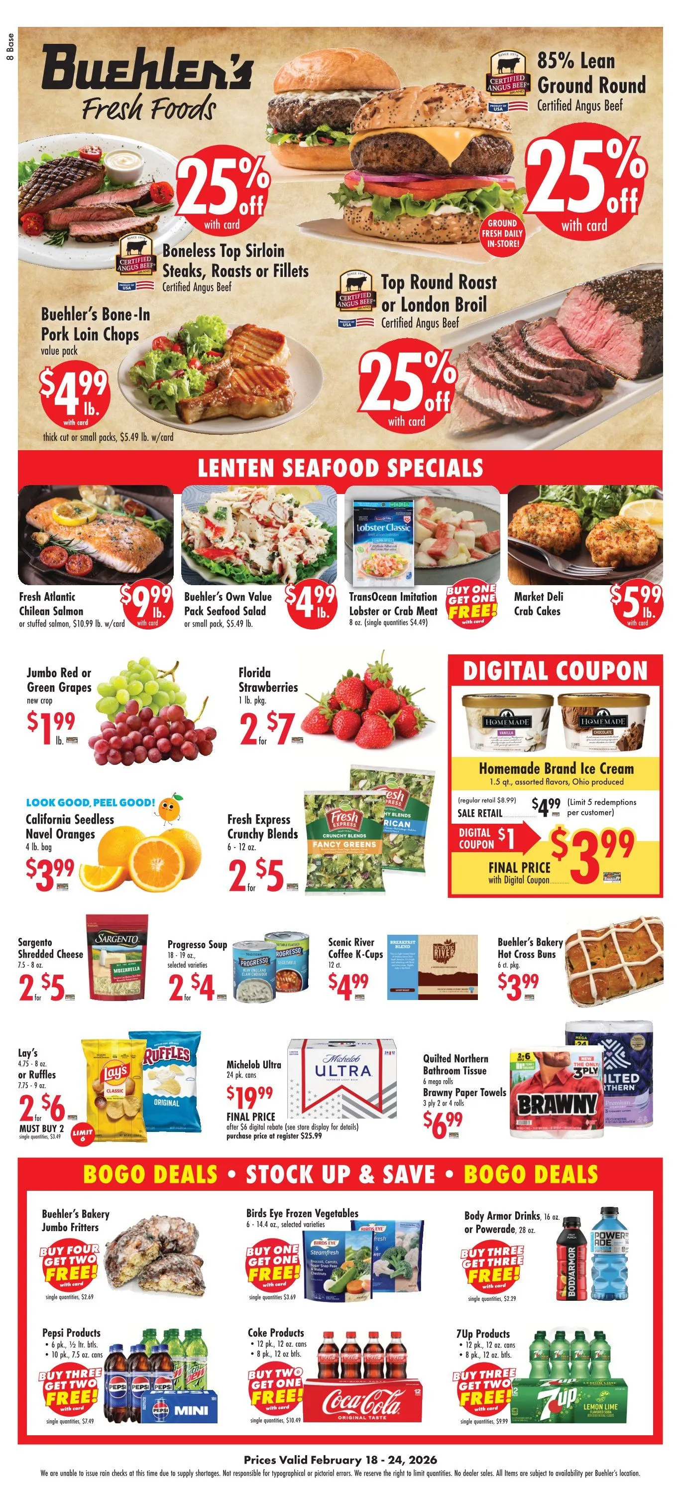 Weekly ad Buehler's Fresh Foods Sales from February 18 to February 24 2026 - Page 