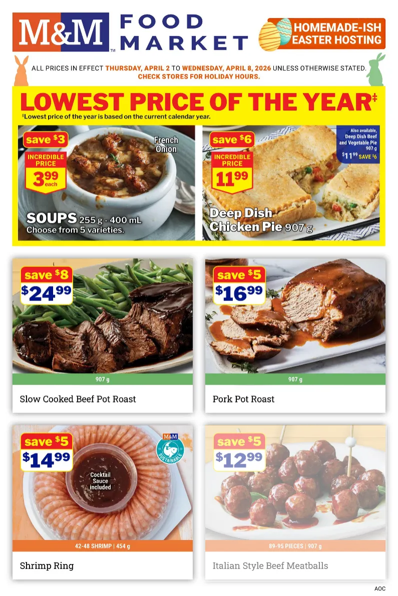 M&M Food Market Sales from April 2 to April 8 2026 - flyer page 