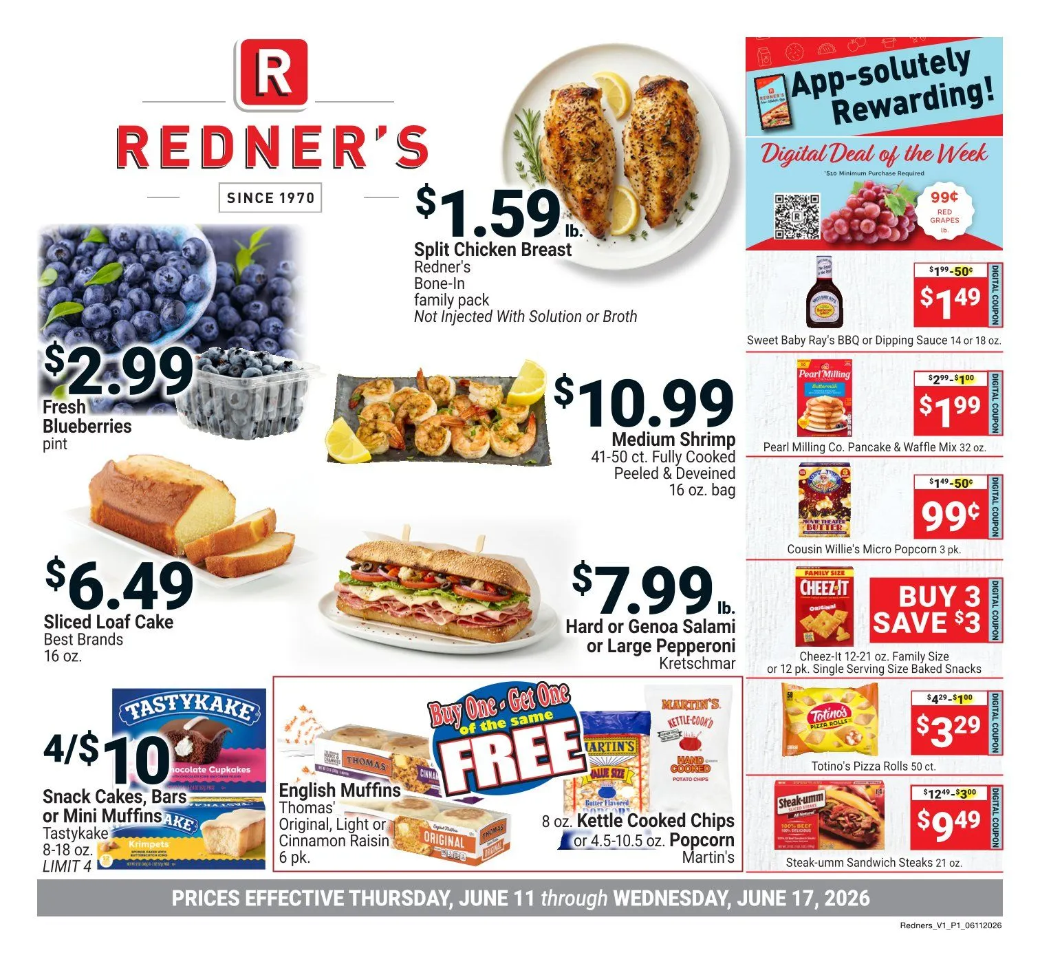 Weekly ad  Redner's Market Sales from June 11 to June 17 2026 - Page 