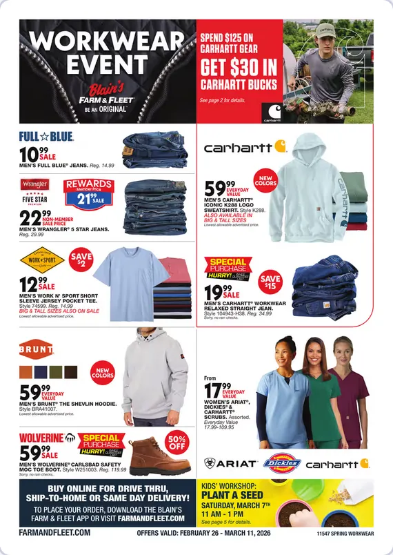 Weekly ad Blain's Farm & Fleet Sales from February 26 to March 11 2026 - Page
