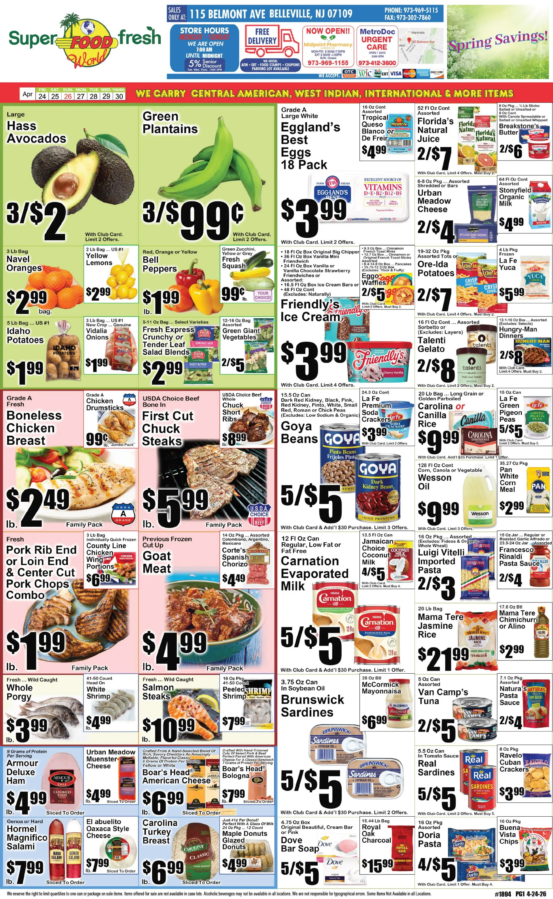 Weekly ad SuperFresh Sales from April 24 to April 30 2026 - Page 1
