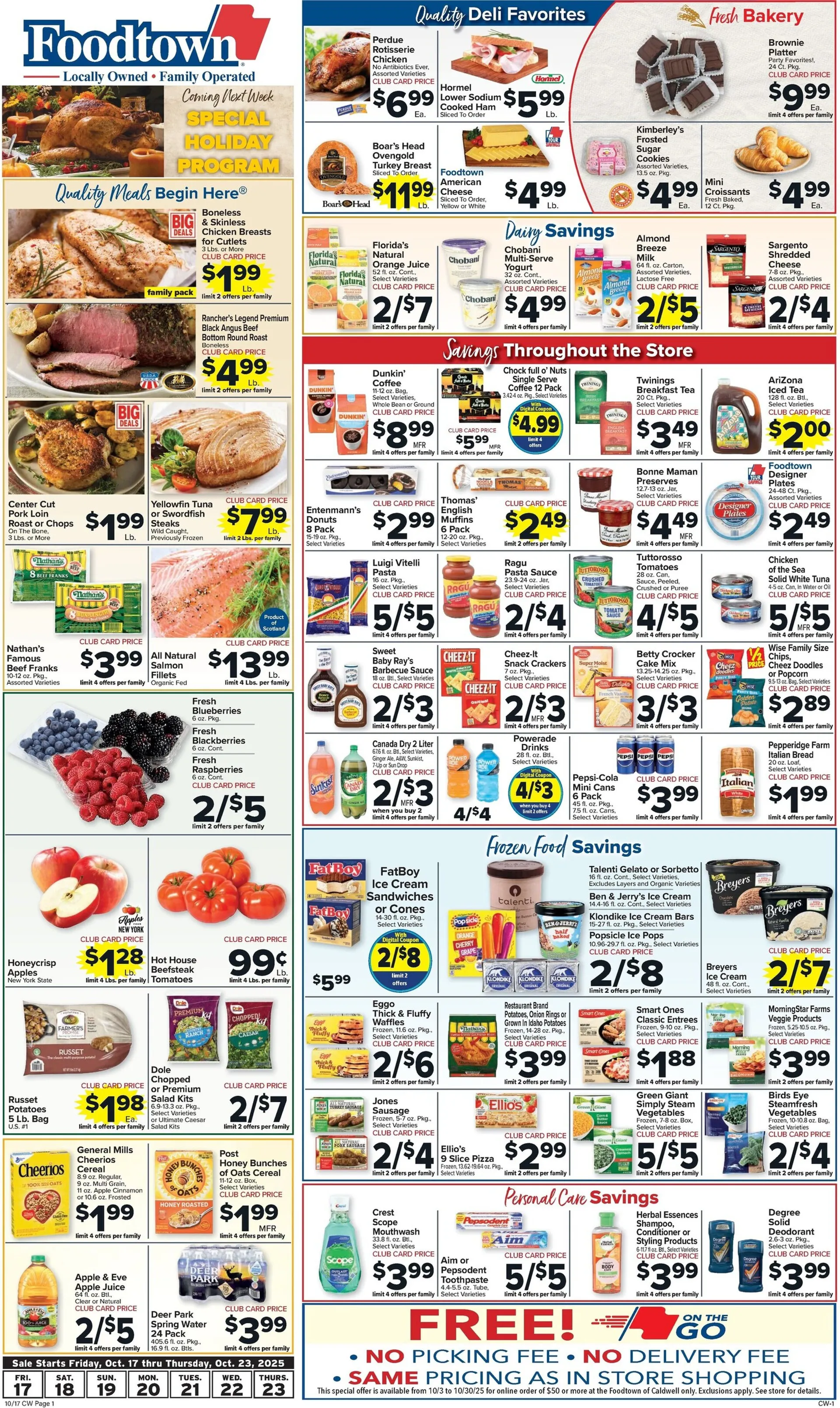 Weekly ad Foodtown Sales from October 17 to October 23 2025 - Page 