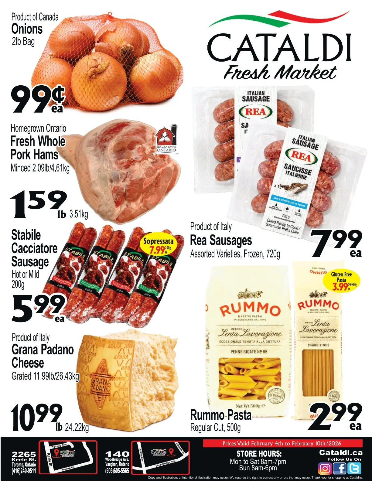Cataldi Fresh Market Sales from February 4 to February 10 2026 - flyer page 1