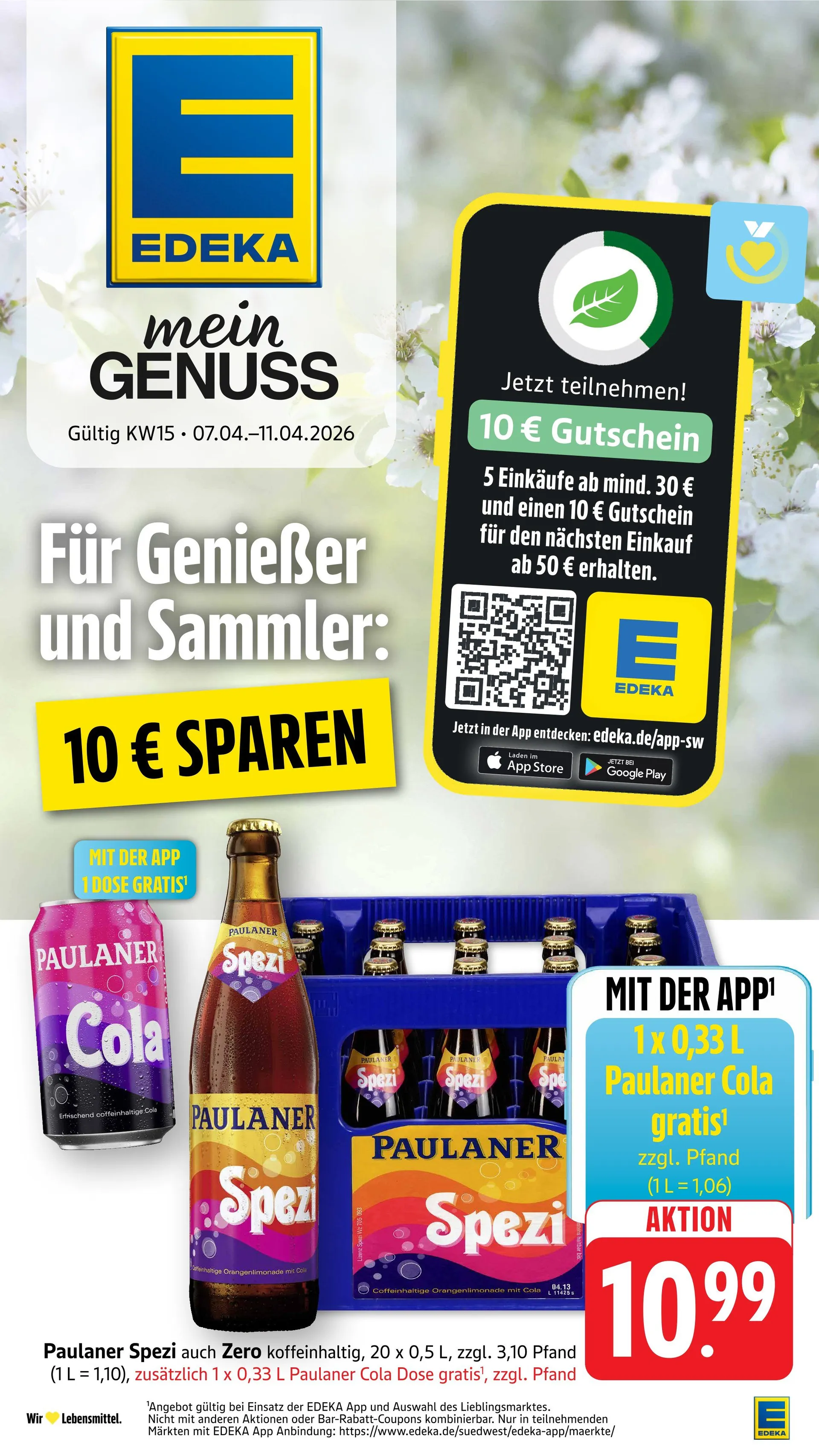 Edeka Angebote von 7. April bis 11. April 2026 - Prospekt seite 1